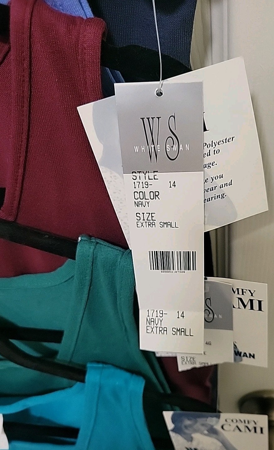 Comfy Cami Working Scrubs By White Swan NWT 5 Colors Size XS Discount W/multiple