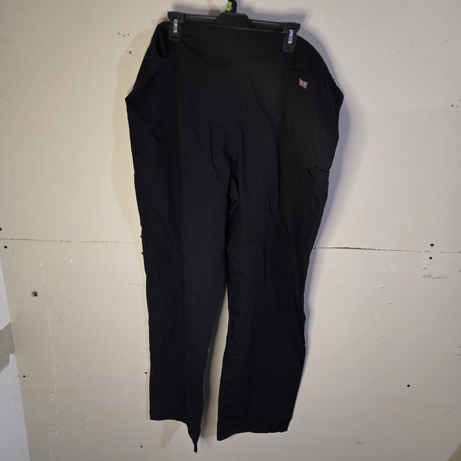 Cherokee Workwear Women’s XL Black Solid Twill Scrub Pants Style 4100T