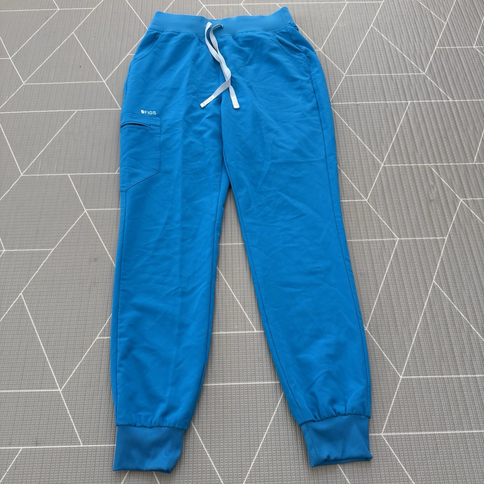 Figs Scrub Bottoms Joggers Small Tall Blue 1000176T PO# 5220