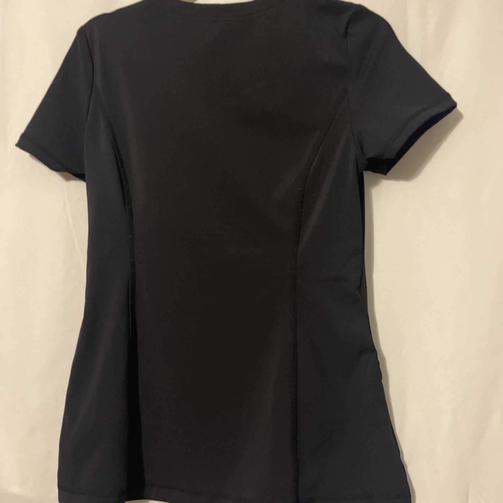 Urbane Impulse Scrub Top Black 2 Pocket V-Neck 9105