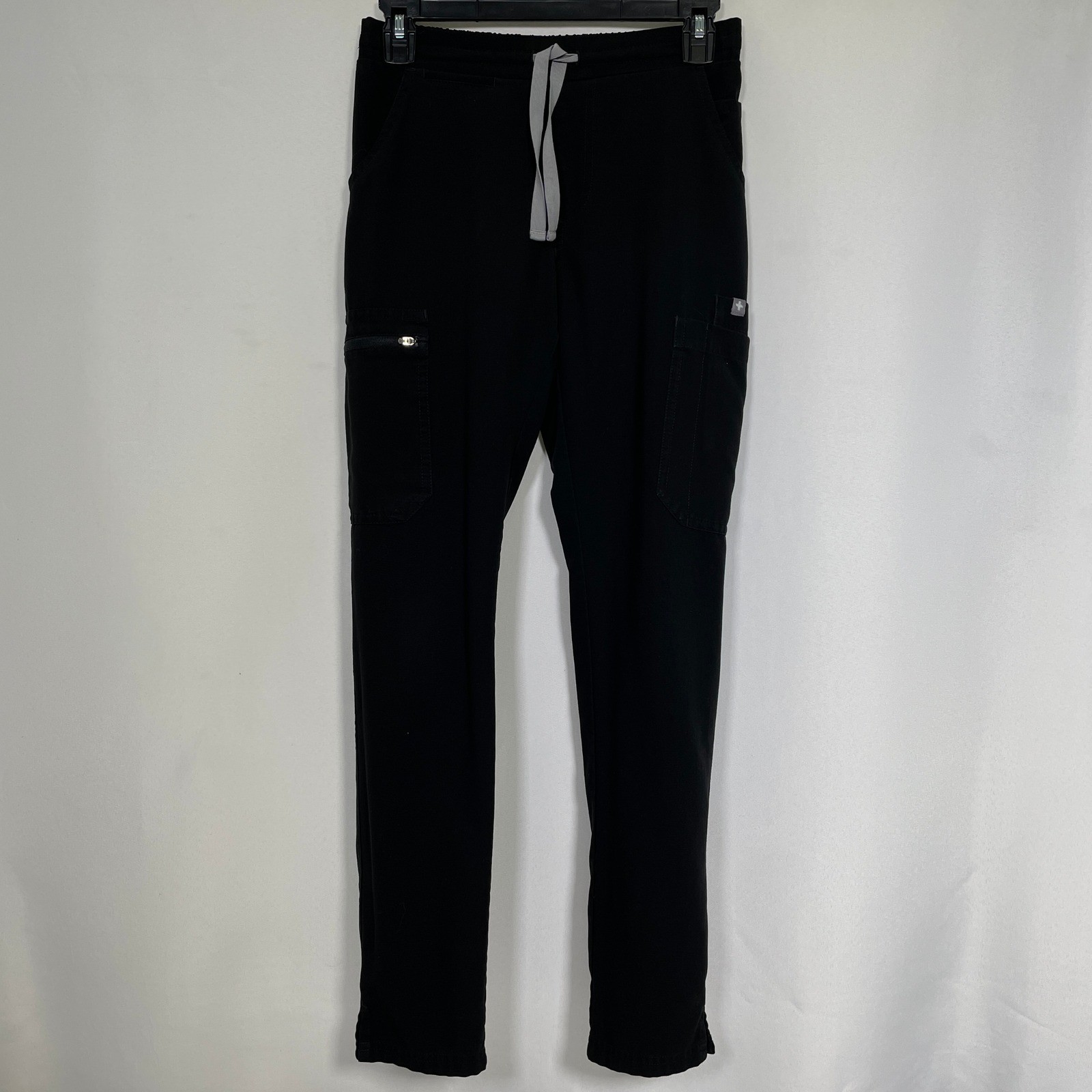 FIGS Technical Collection Drawstring Black Scrub Jogger Pants Men’s XXS