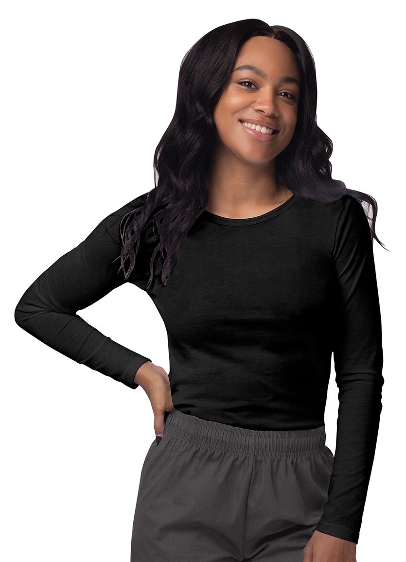 Sivvan Women’s Medical Workwear T-Shirt Underscrub Top Comfort Long Sleeve Tee