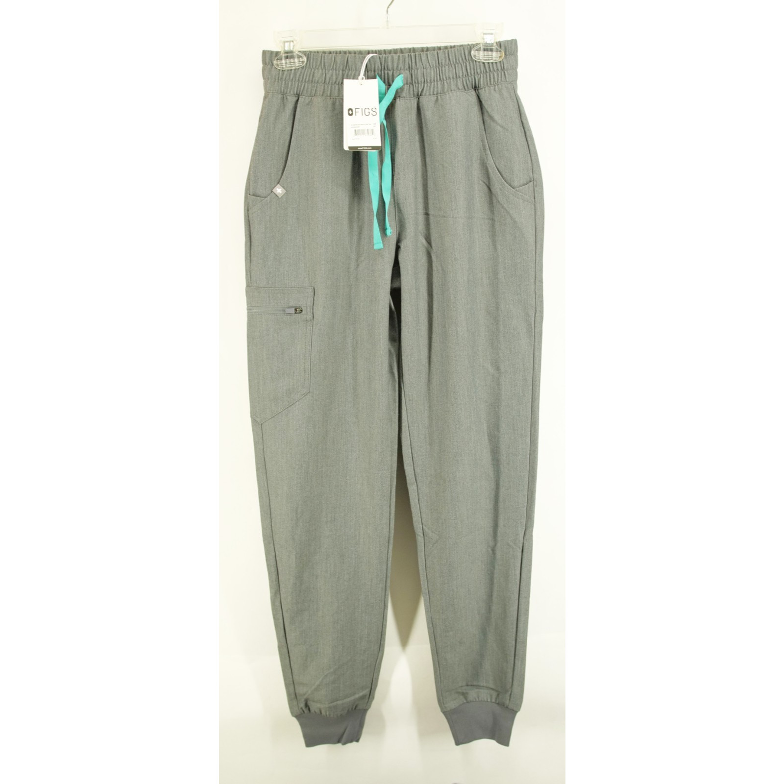 FIGS Zamora Scrub Jogger Pants XS Tall Graphite Gray