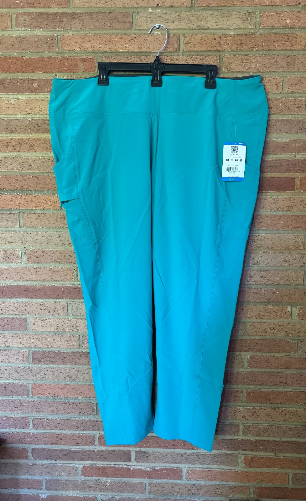 New WonderWink 5134 2X Petite Scrub Pants True-Plus Fit High Rise Cargo