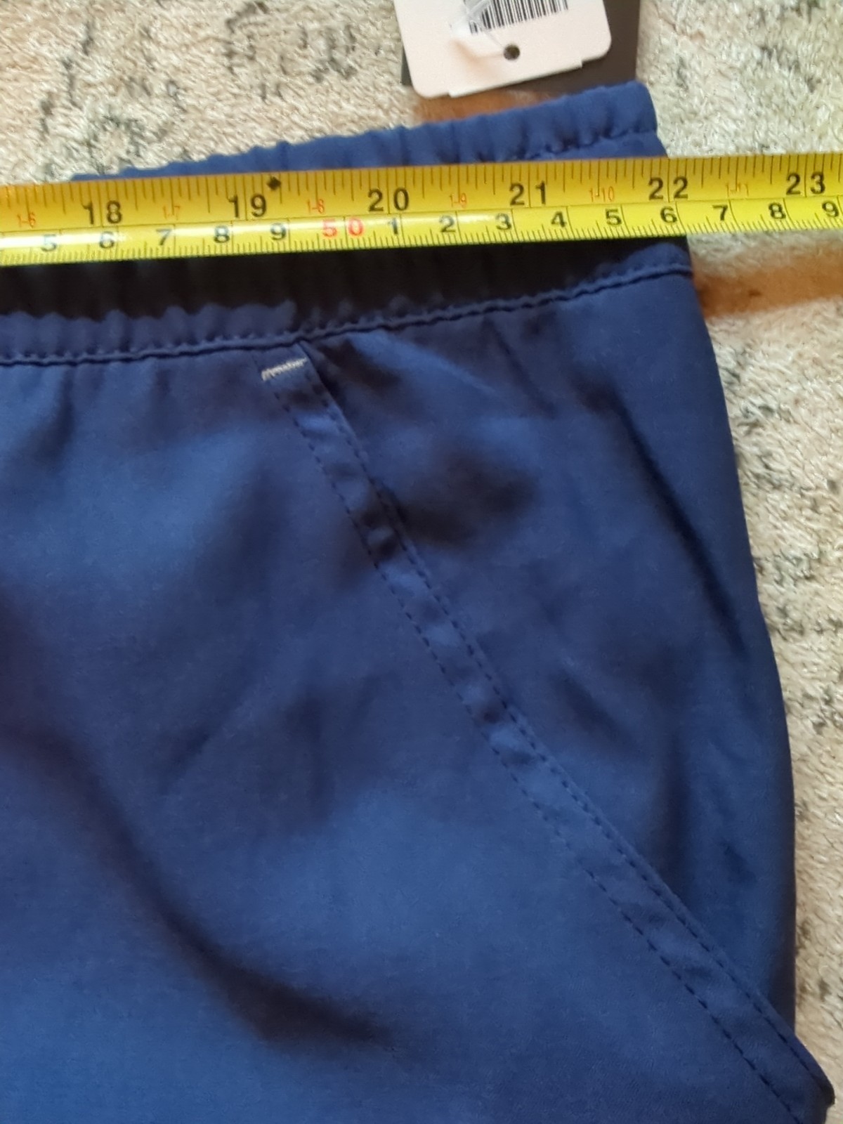 Urbane Landau Women’s XXL Straight Leg Cargo Scrub Pants NAVY BLUE