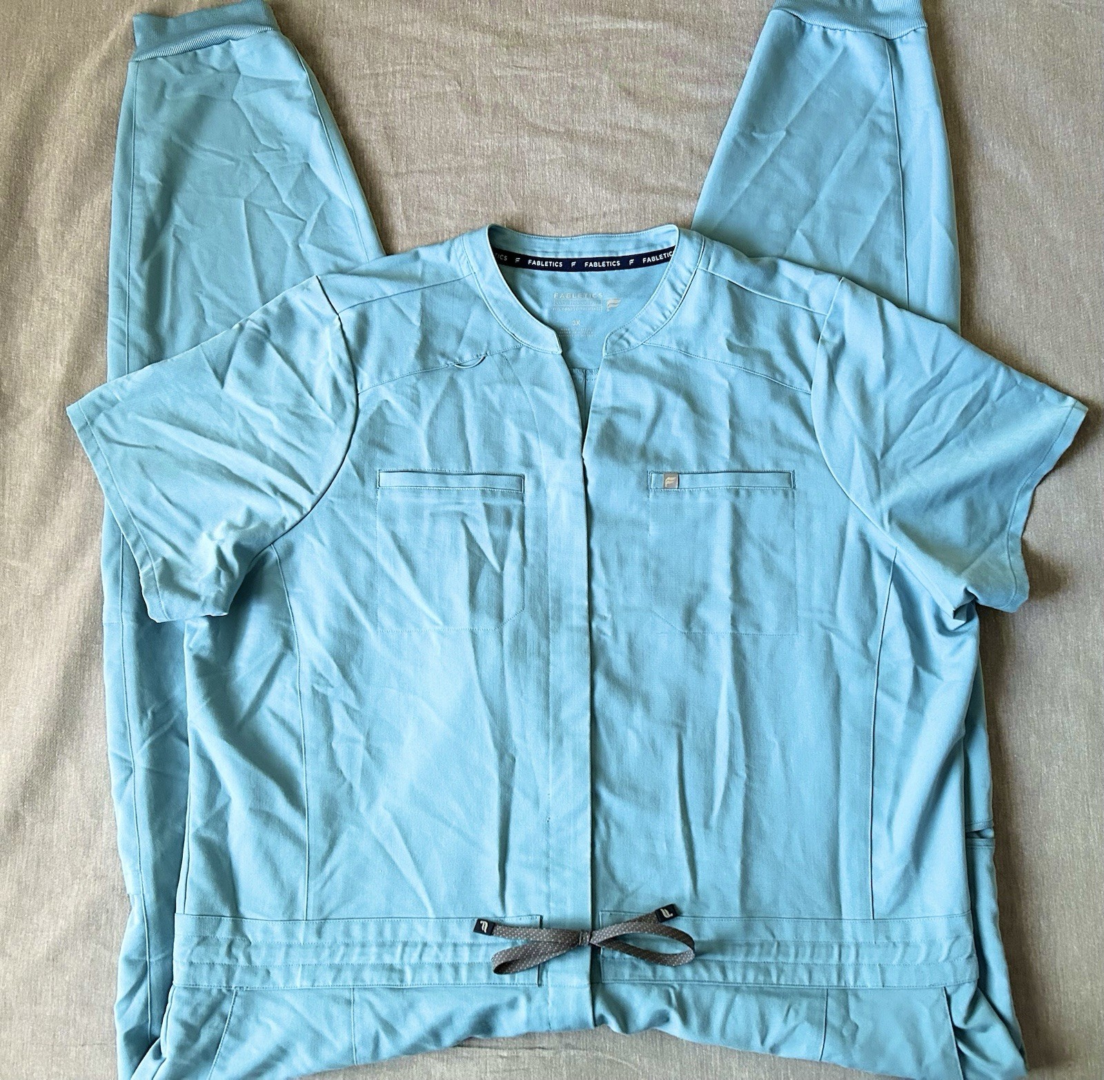 Fabletics Scrubs Jumpsuit One Piece Medical Scrub Unisex Size 3X