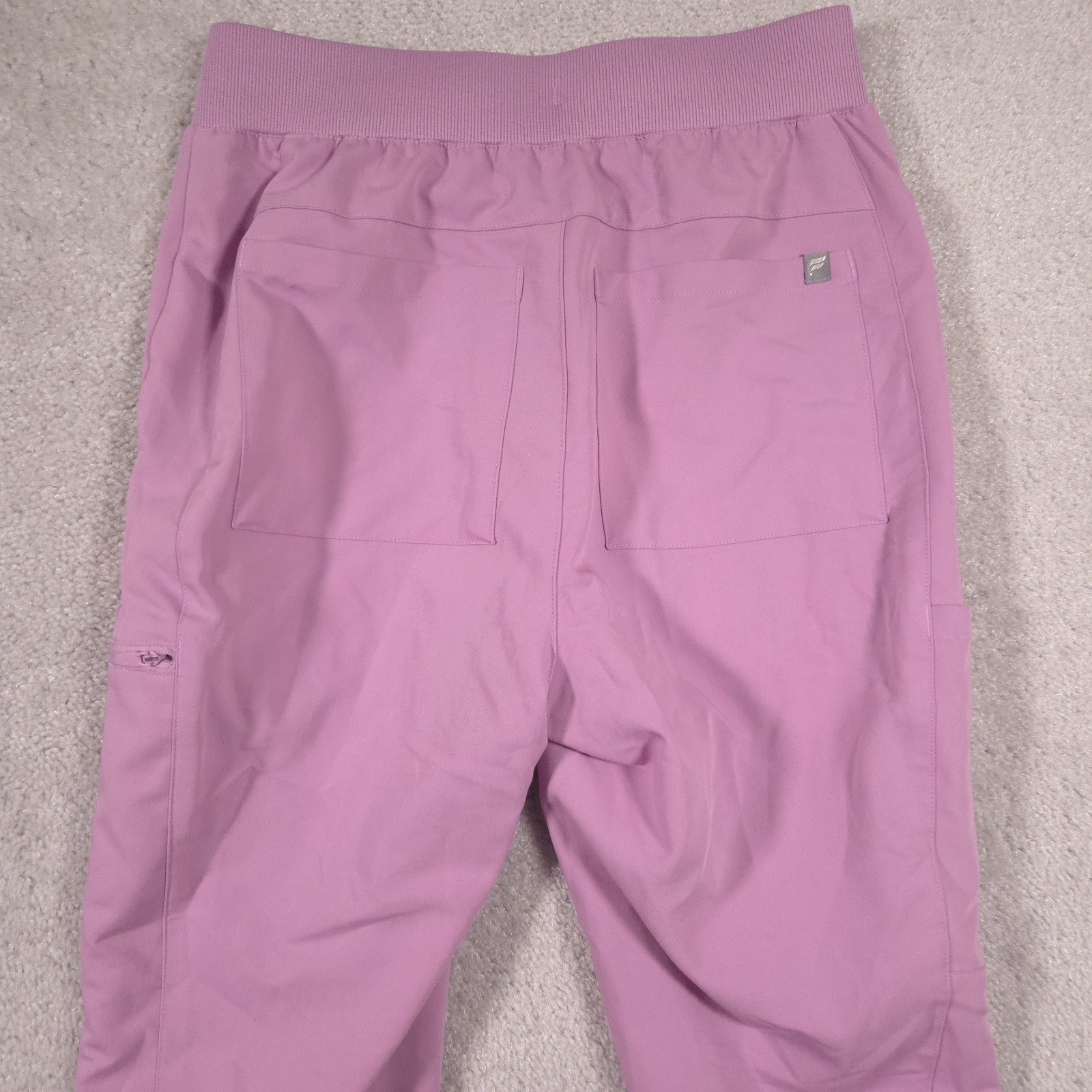 Fabletics Scrub Pants Women’s Small Purple On-Call Jogger Cargo Medical Nurse