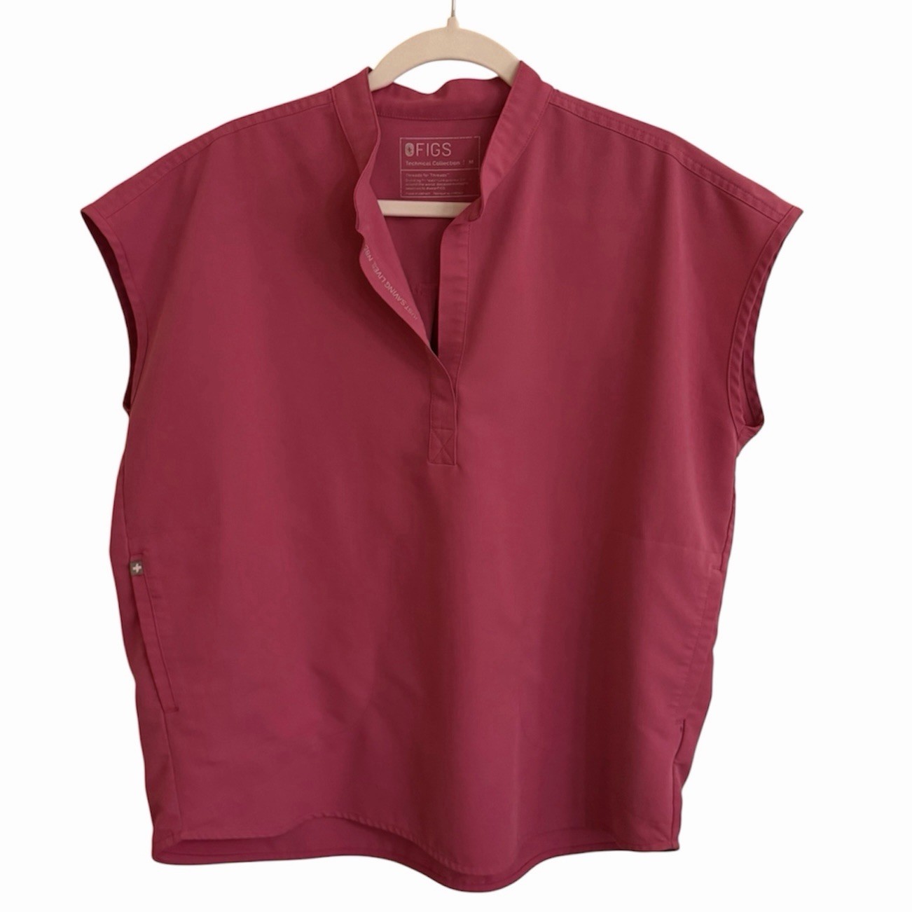 FIGS Pink Scrub Set Women’s Medium M Top M/T Jogger Pants Technical Collection