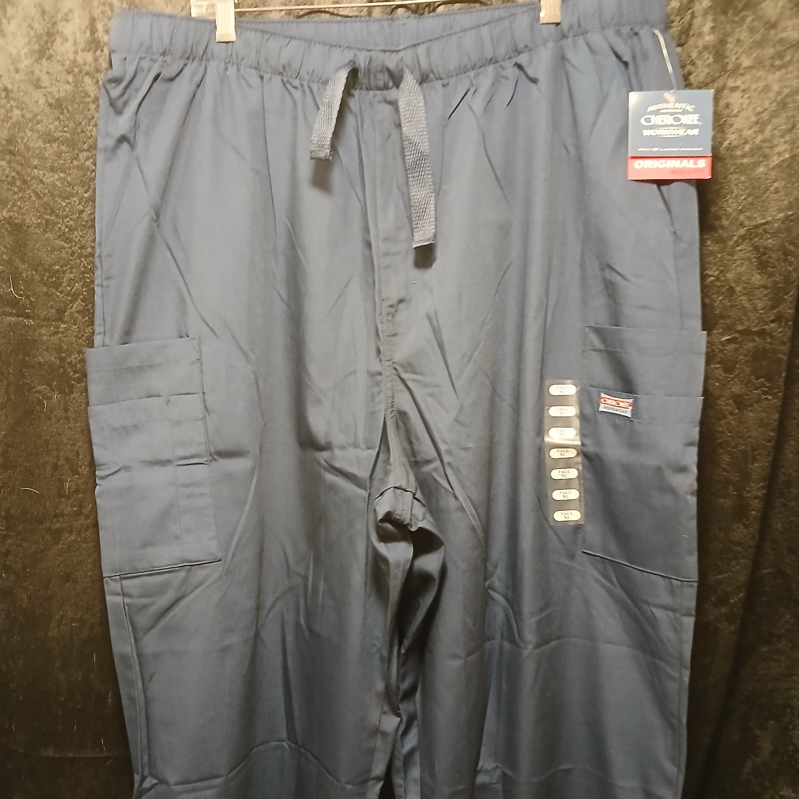 🛑Mens Fit Cherokee Brand Authentic Scrub Bottoms 3 Pocket XLT New W Tags