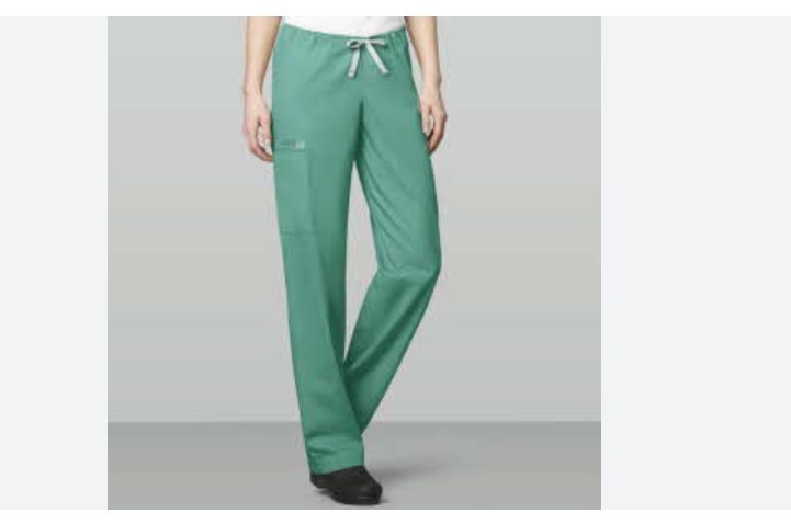 WonderWink WonderWork Stretch Pockets Women’s Scrub Pants 500-Surgical Green -XL