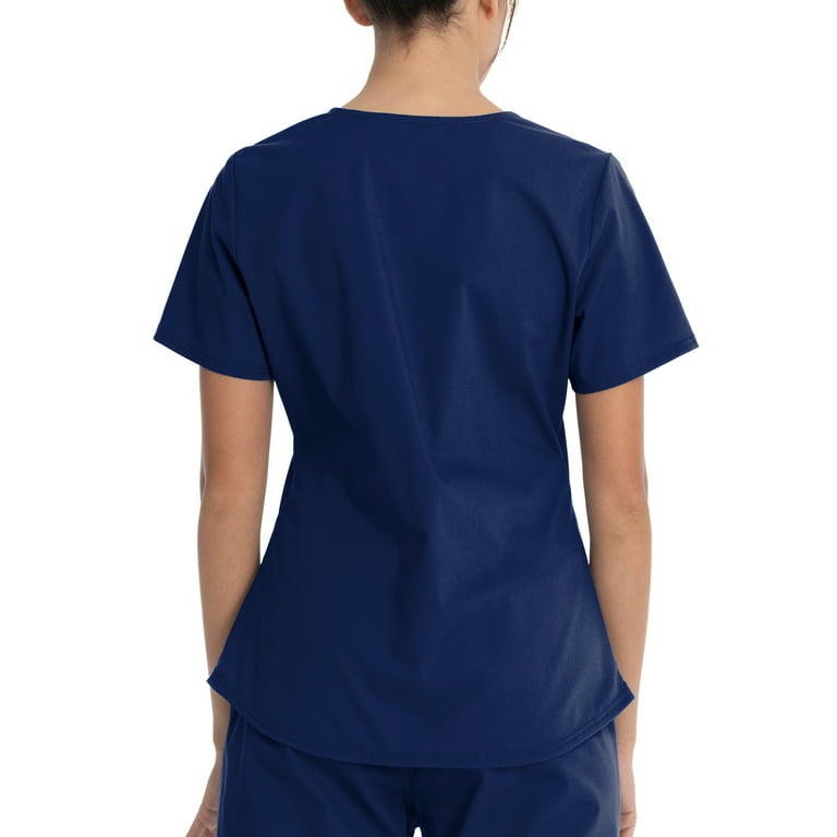 Scrubstar Core Essentials Lightweight Stretch V-Neck Scrub Top (Women’s)