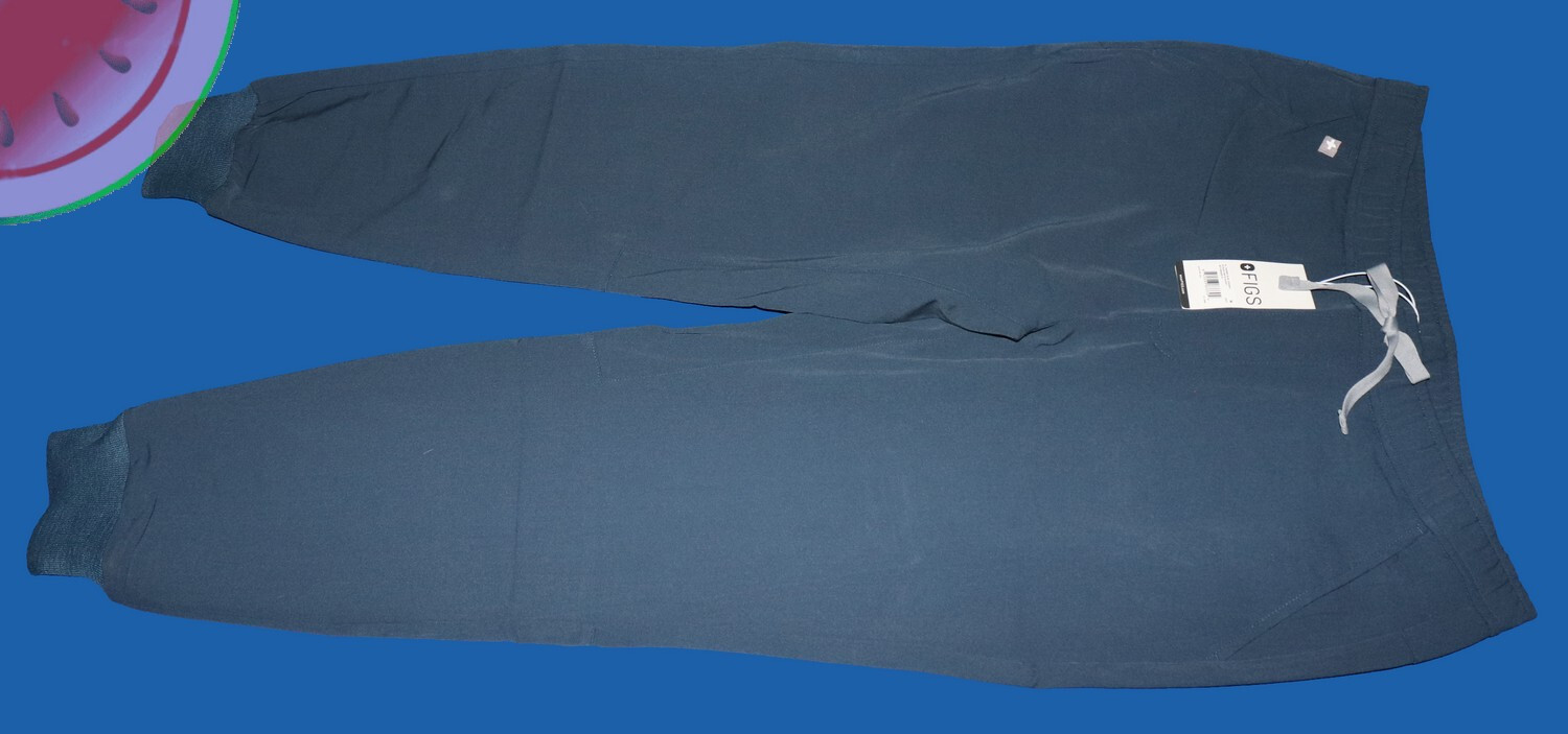 FIGS Mens SLIM Tansen Jogger SCRUB PANTS Navy Blue Size Medium Nurse Medical ER