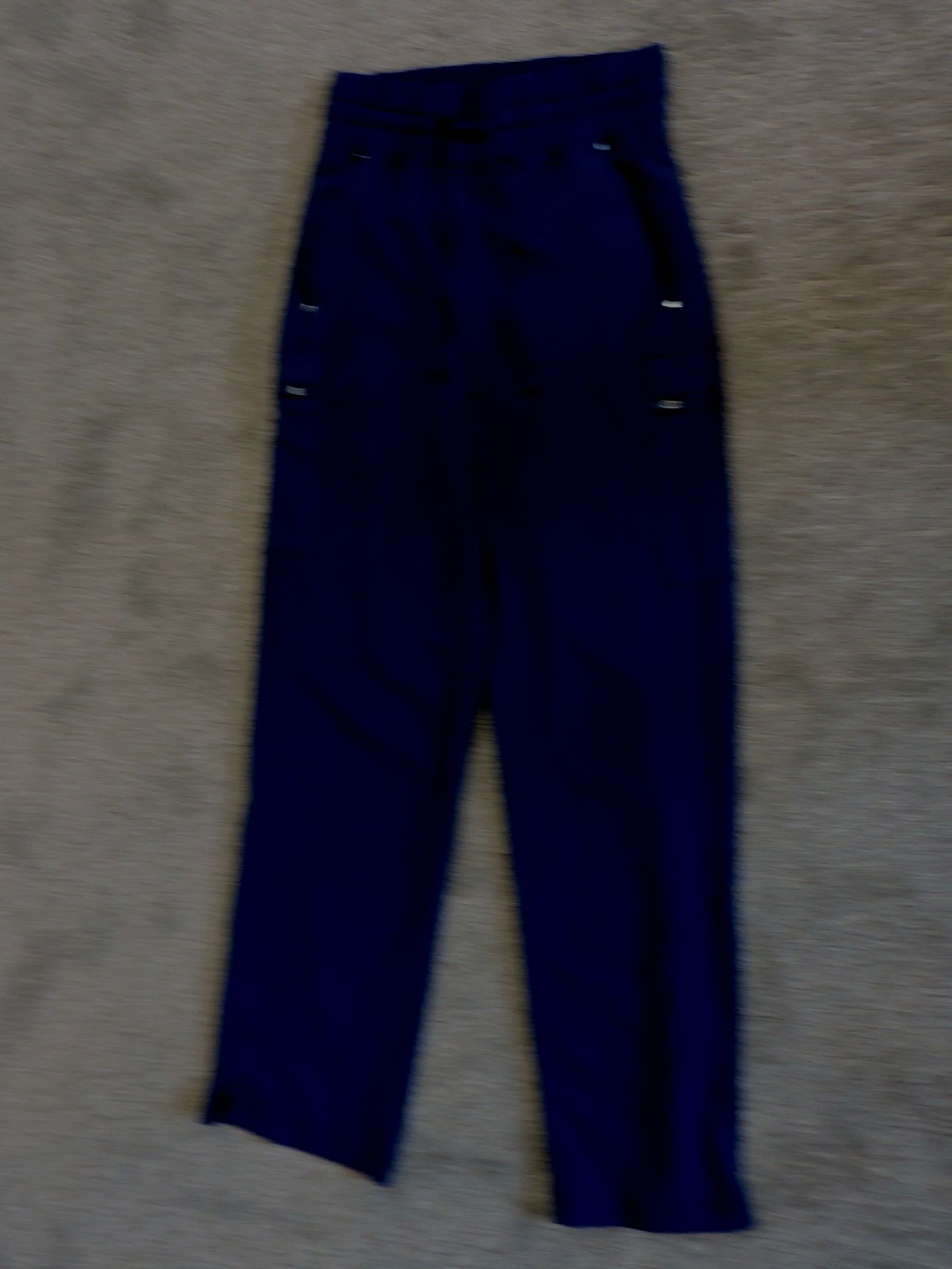 Easy Stretch Women’s Scrub Bottom – Navy SZ S hi-stretch waist poly/spandex