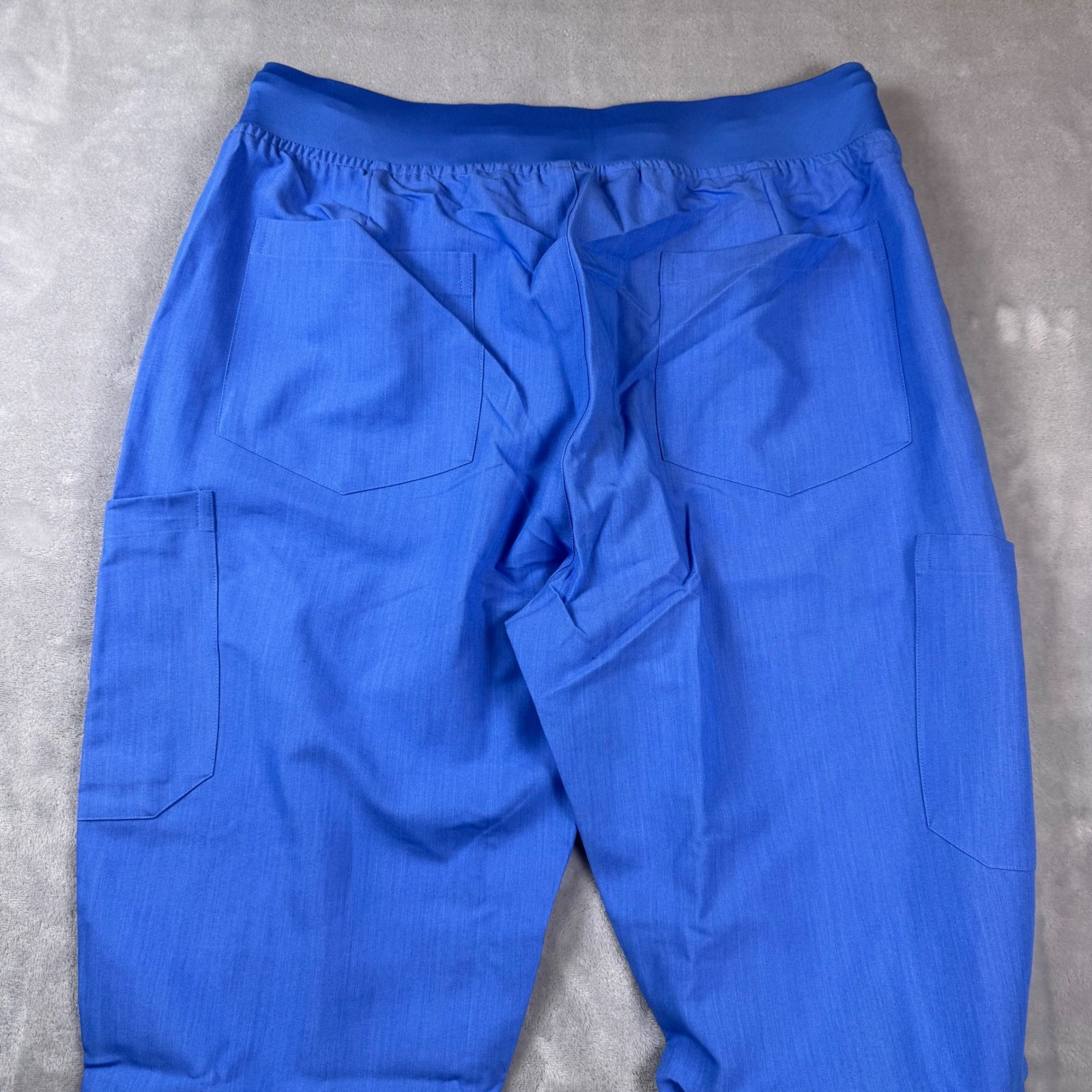 Mandala Women Heather Blue Jogger Scrub Pants W_JOGGER REGULAR M