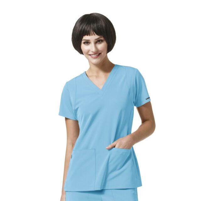 Wonder Wink HP Women’s V-Neck Scrub Top Style-6112 NWT!! A10