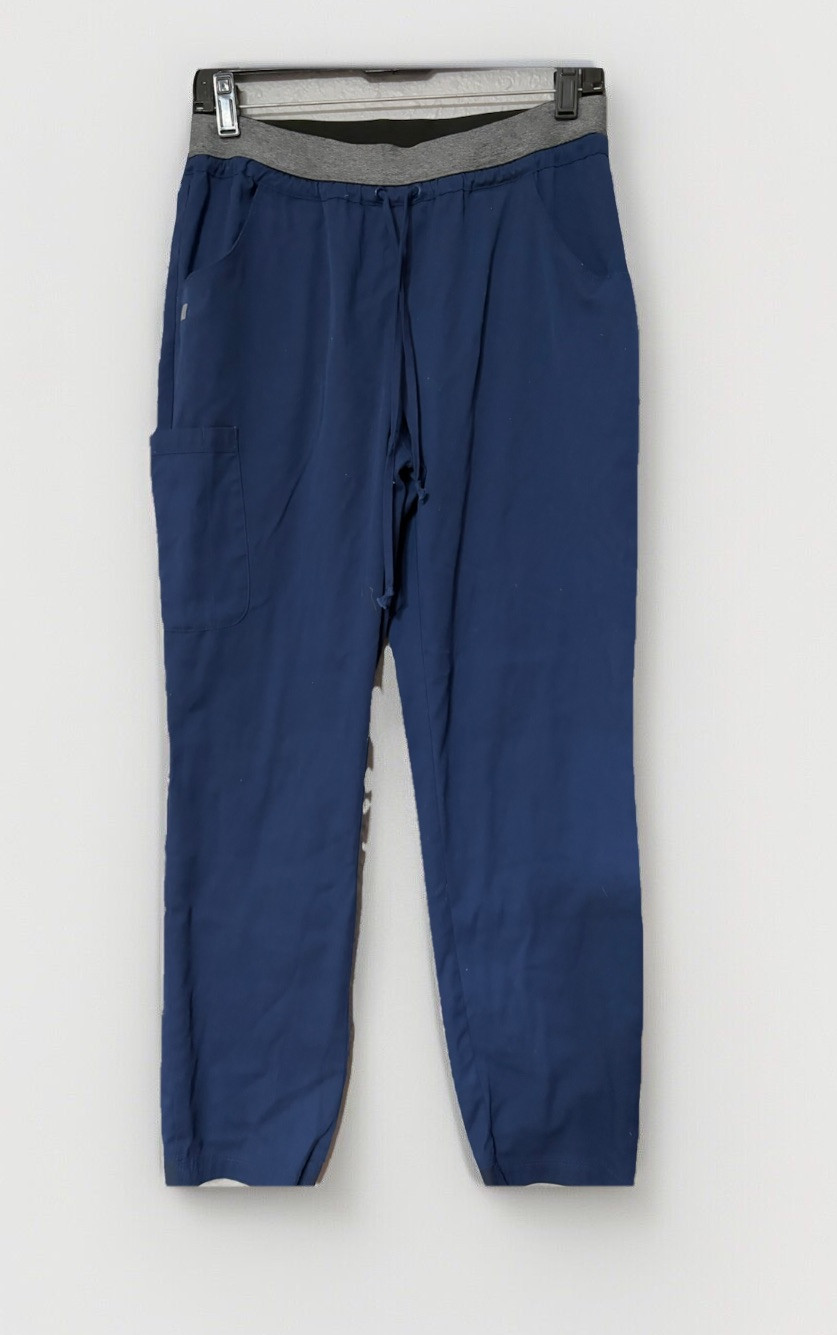 Maevn women’s EON sport jogger style scrub pants coolmax UPF 40+ blue size MDP