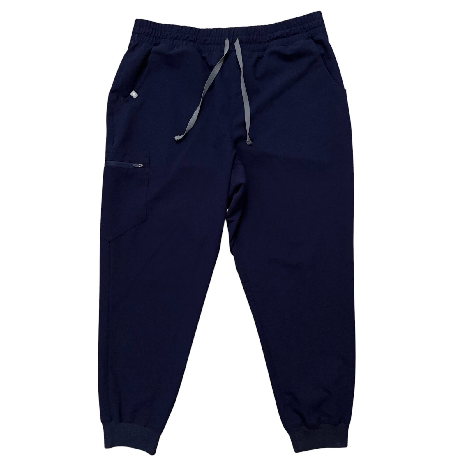 FIGS Zamora High Rise Jogger Scrub Pants Womens XL Drawstring Stretch Blue