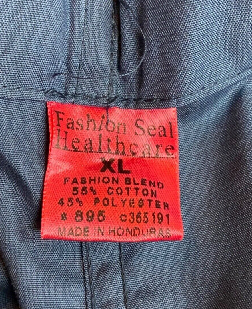 Lot of 4 Fashion Seal Healthcare Unisex XLarge Scrub Pants Blue xl Drawstring