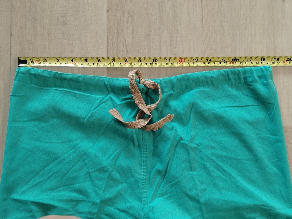 Fashion Seal Healthcare Green Scrub Pants Size M Drawstring Waist Vintage