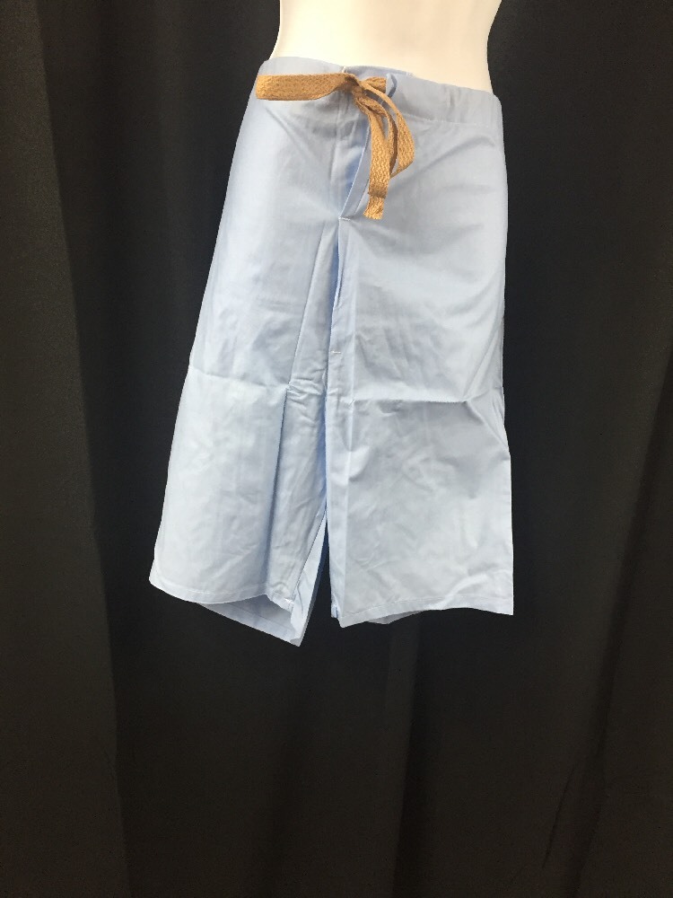 LOT OF 5 NEW FASHION SEAL Scrub Shorts Bottoms Light Blue w/Drawstring Medium