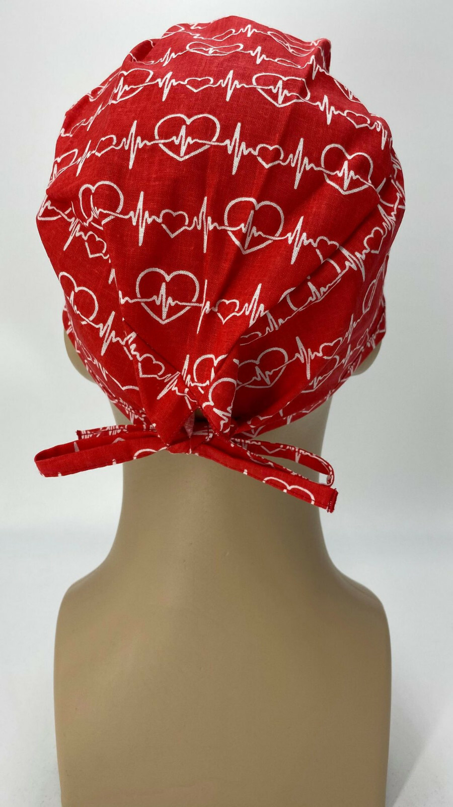 Scrub Cap Nurse Scrubs Hat Nursing Doctor Surgical Cardiologists, Red Heart Love