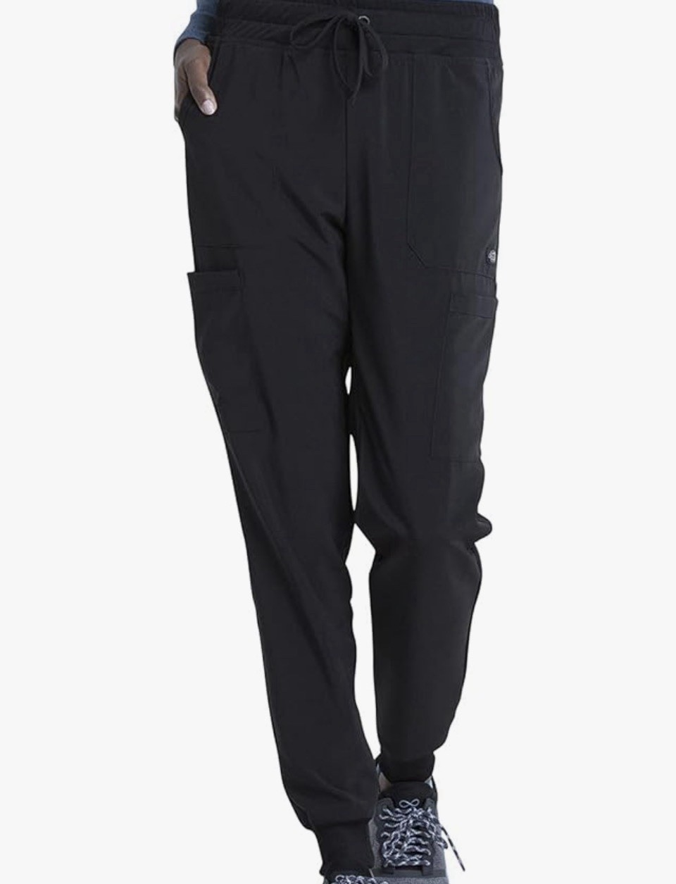 Black Dickies Medical Scrubs EDS NWT Jogger Pant DK065T Small Tall BLK