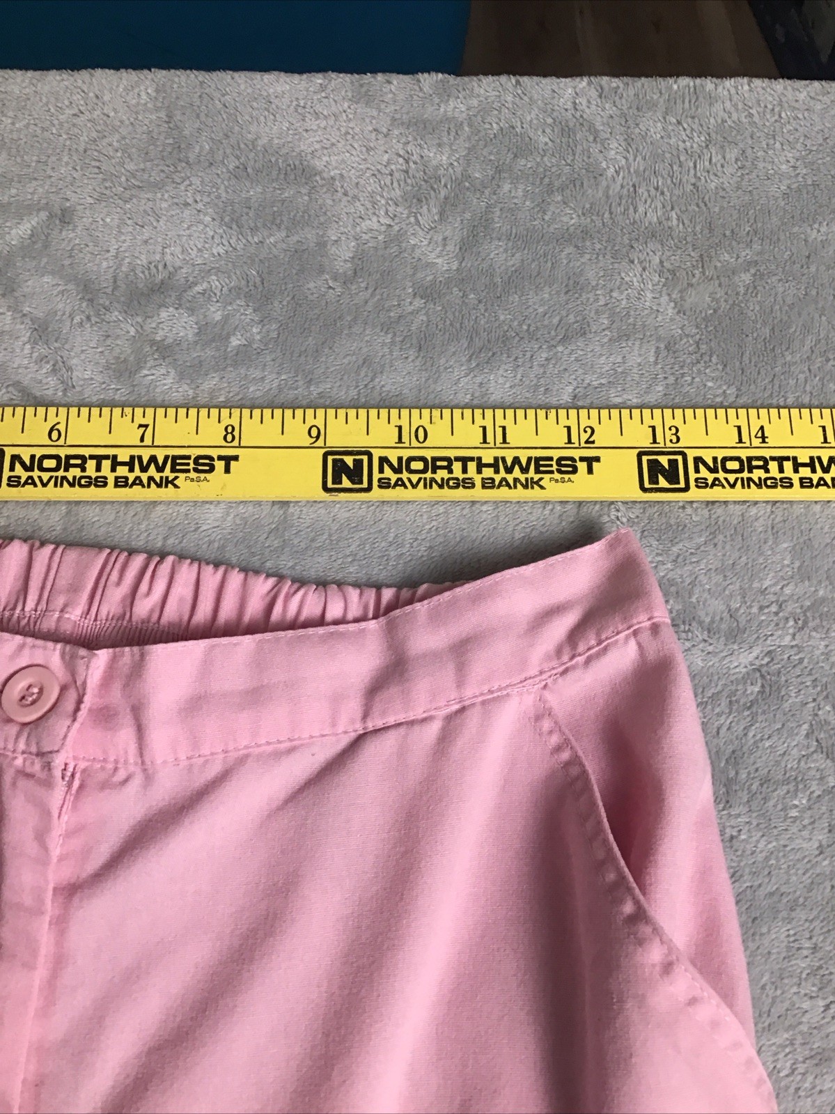 All Heart SCRUB BASIC Women’s Scrub Pants – PINK- Small 26 In Waist With Elastic