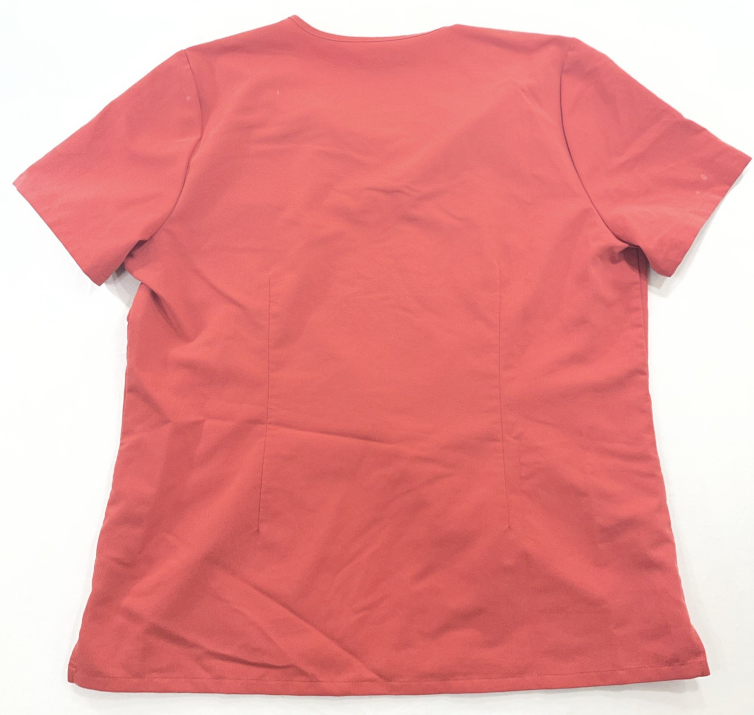 Womens XL Figs Scrub Top Clay Orange Technical Collection Style# FW1100