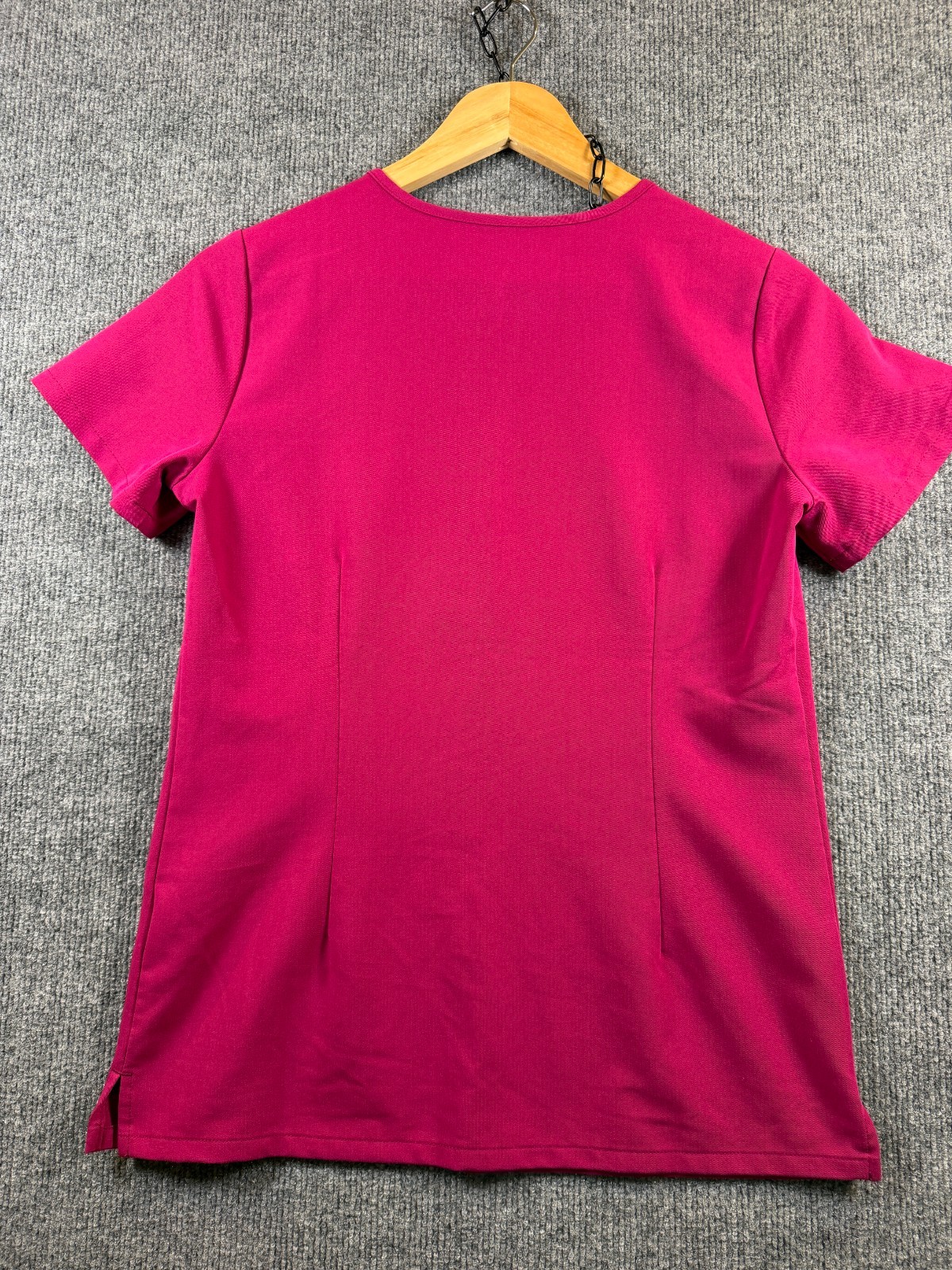 FIGS Womens Catrina One Pocket Scrub Top XXS Dark Magenta PO#2079 Medical Nurse
