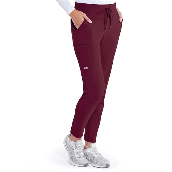 GREYS ANANTOMY EDGE WOMEN 6 POCKET SCRUB PANTS IN BORDEAUX IN ALL SIZES # GEP525