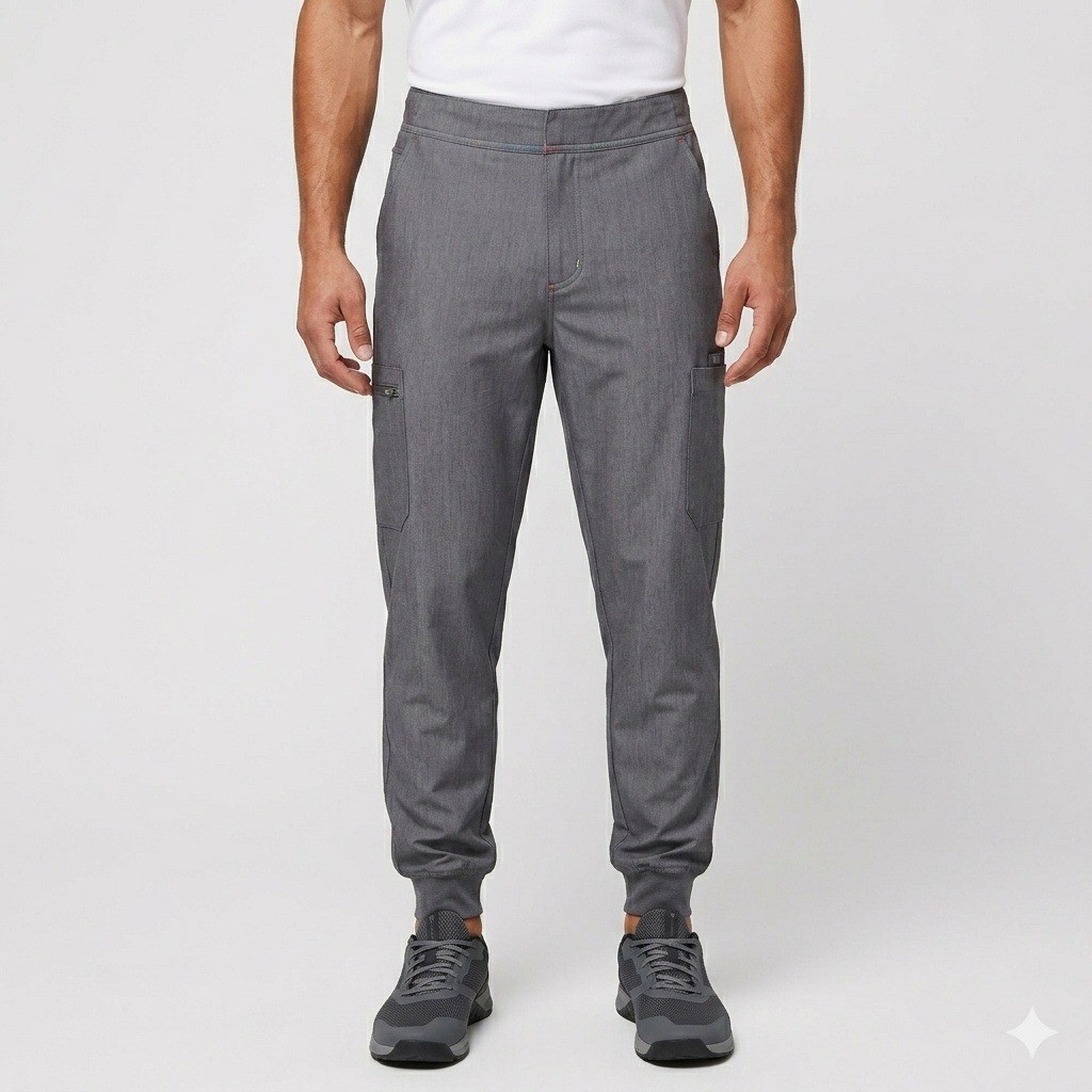 FIGS Technical Collection Men’s Tansen Jogger Scrub Pants Charcoal XL EUC