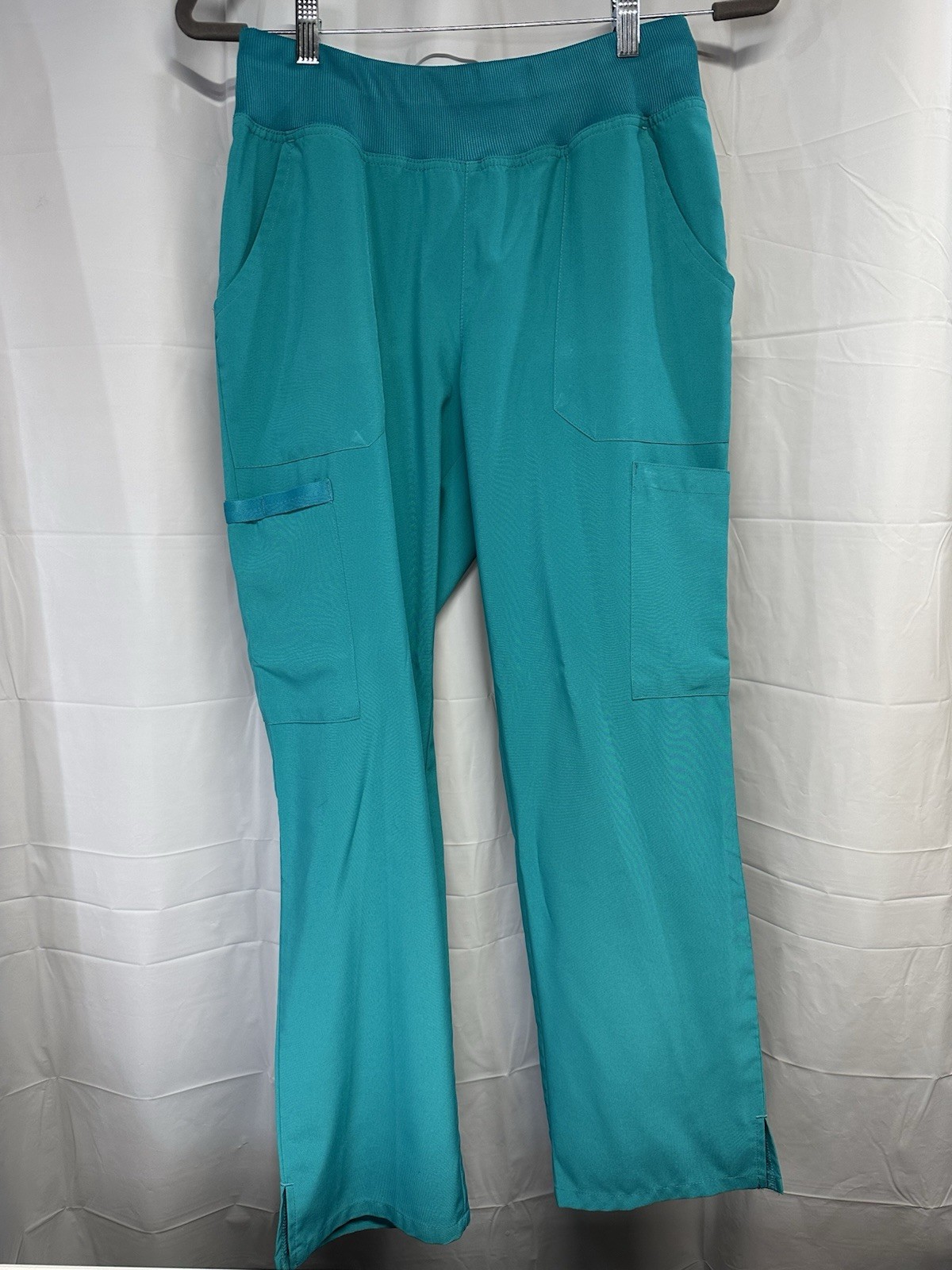 Dickies; Wide Leg Scrub Pants. Sz Small. Petite. Teal / Turquoise.