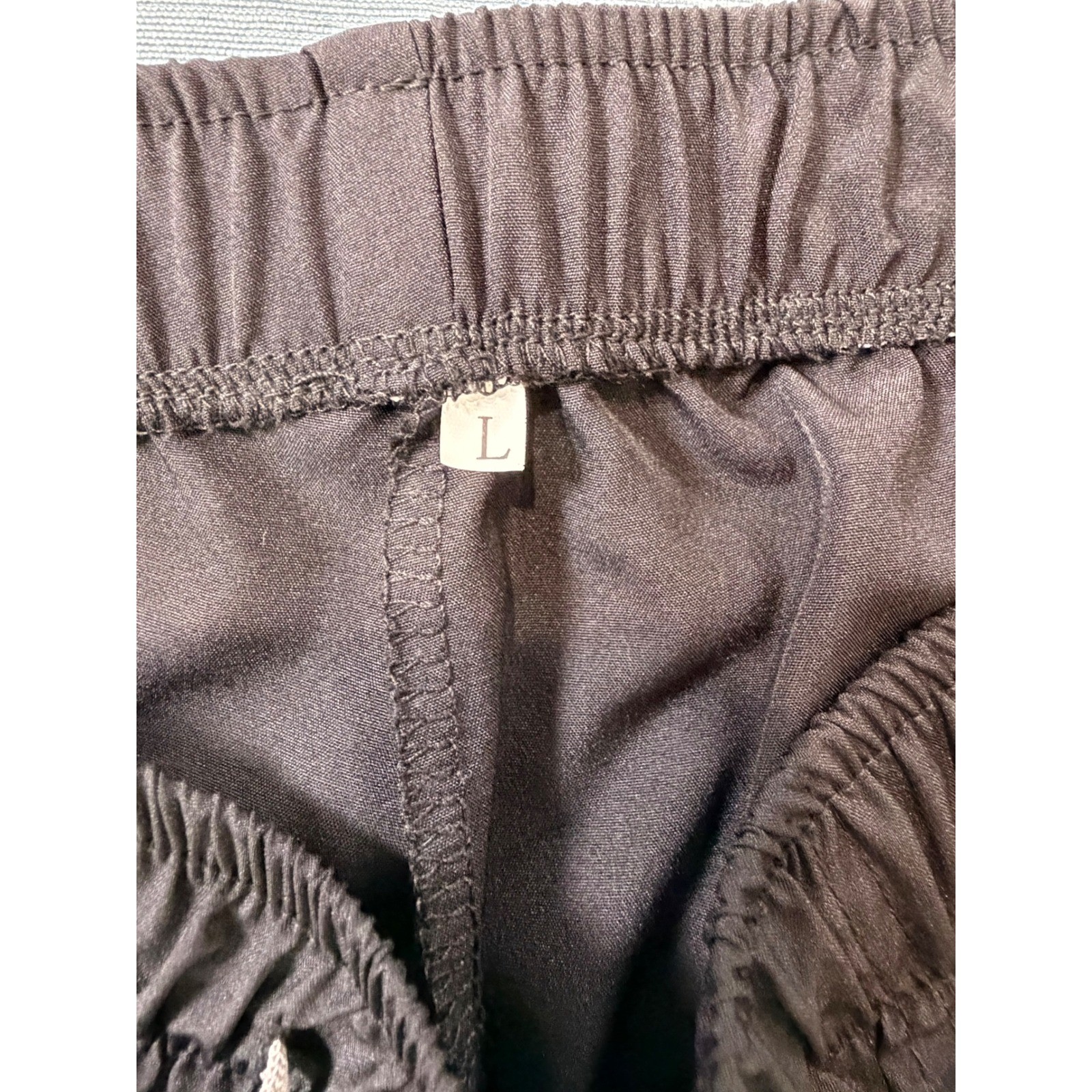 Niaahinn Scrub Top and Pants Set Black Women Large
