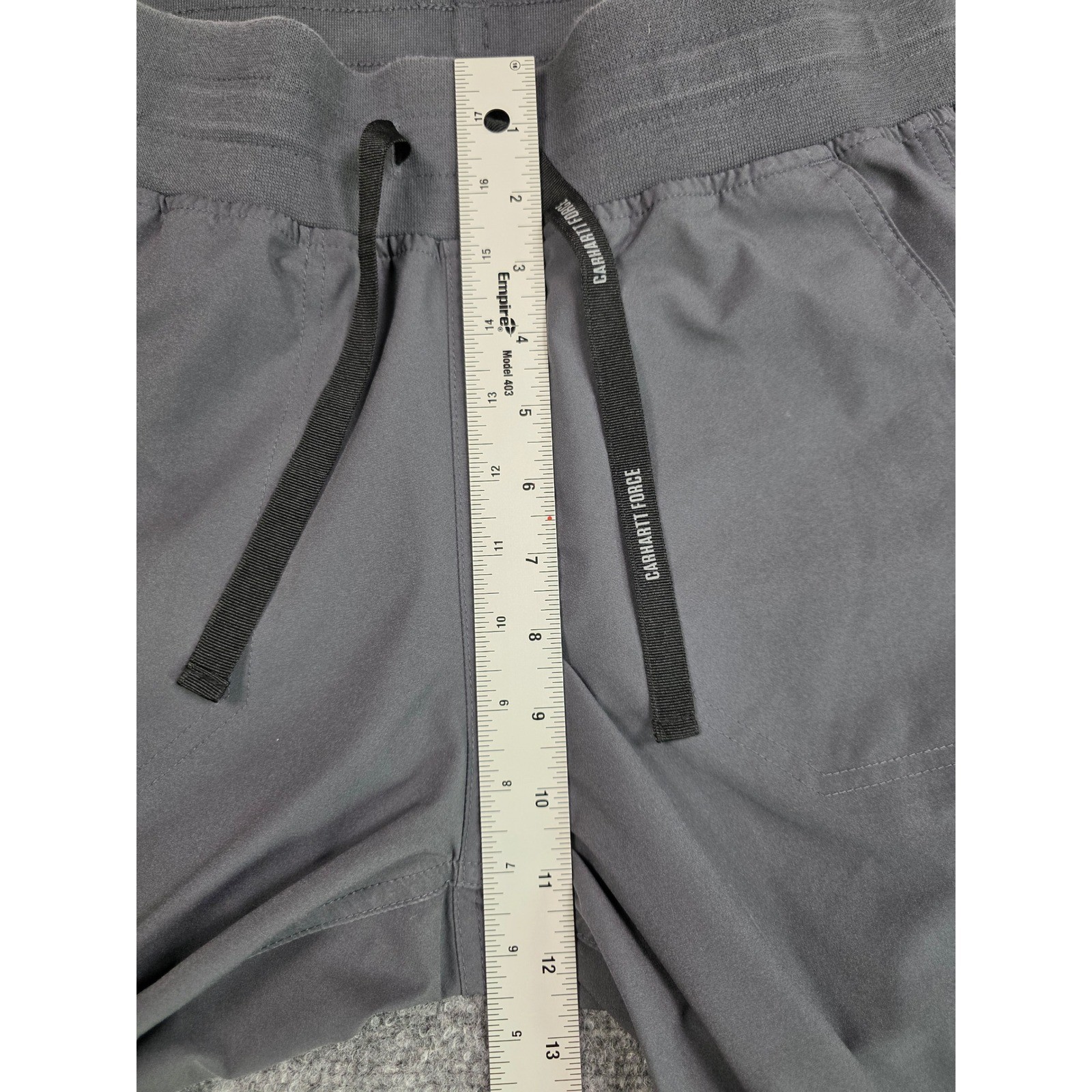 Carhartt Force Scrub Pants Mens Medium Gray Jogger Cargo Drawstring Regular