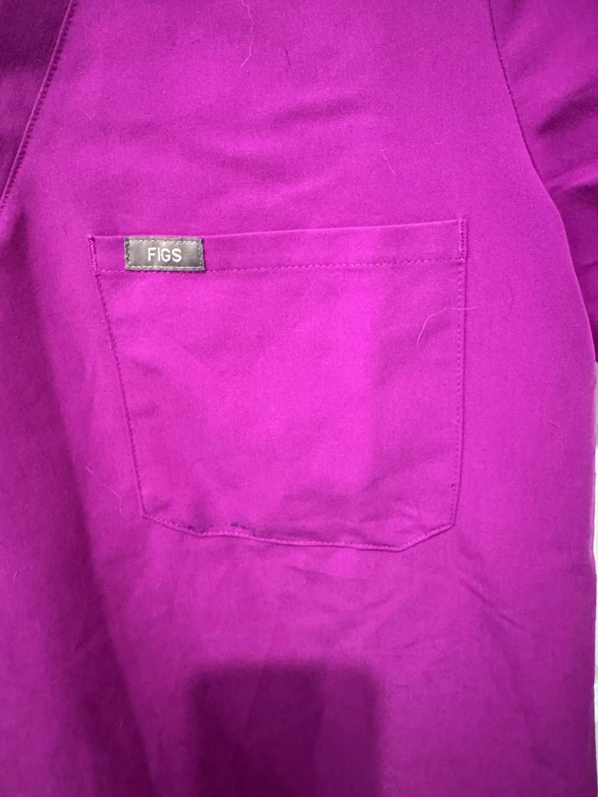 FIGS Women’s Catarina Scrub Shirt Top Purple Size Small S Short Sleeve Ink Spot
