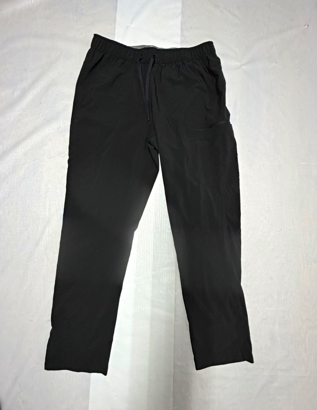 Carhartt Unisex Black Medical Scrub Pants L Polyester Spandex Solid C53210