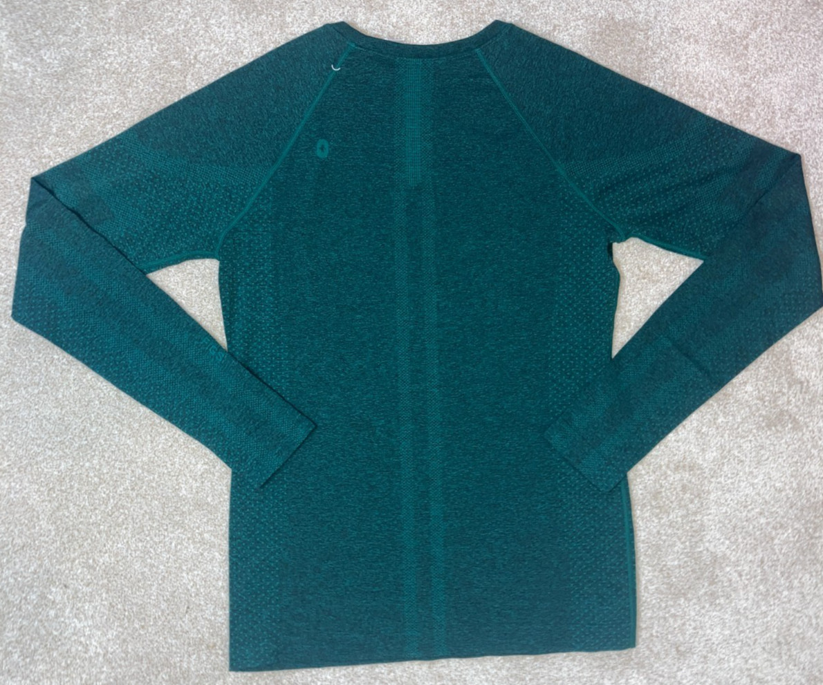 FIGS Salta Underscrub Top Hunter Green Long Sleeve M Medium NWT