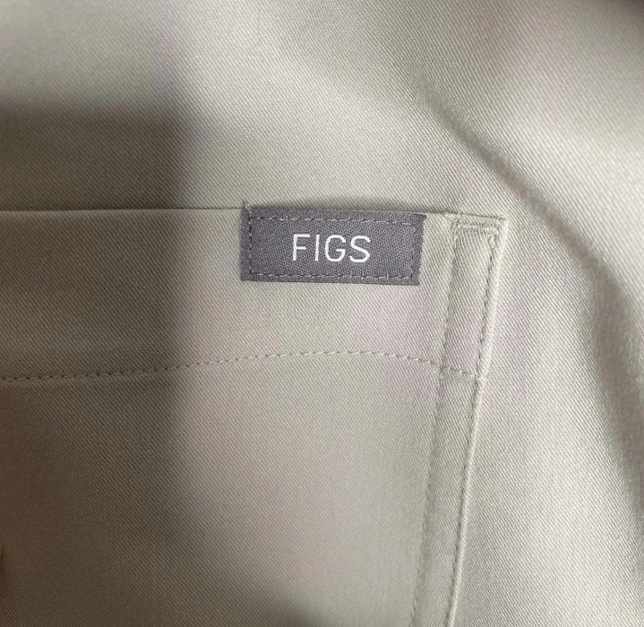BRAND NEW! Figs Pisco Basic Scrub Pants MENS BEIGE w Neon Yellow Drawstring 4XLS