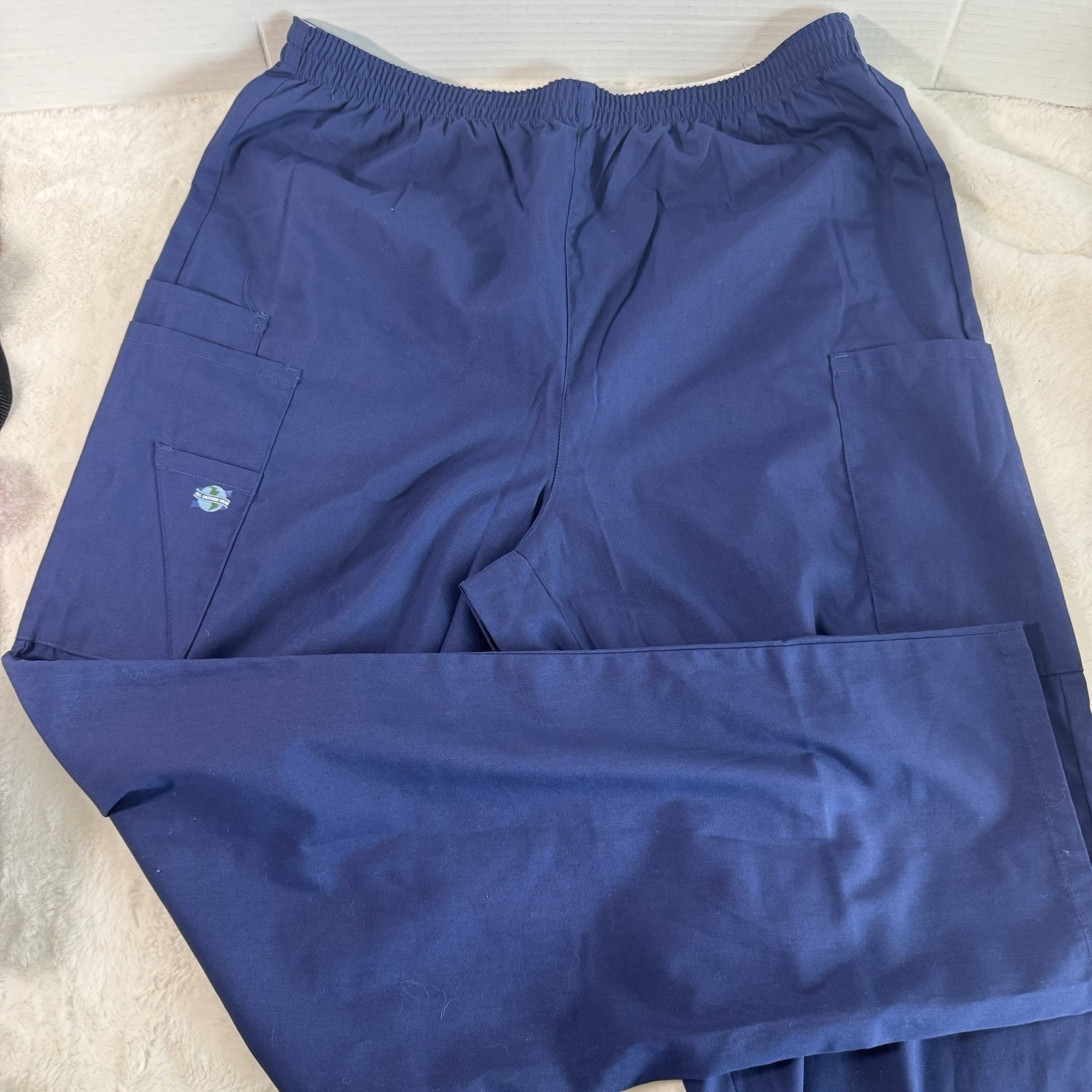 All Uniform Wear Scrub Pants – Size Large – Navy (Style 9600C)