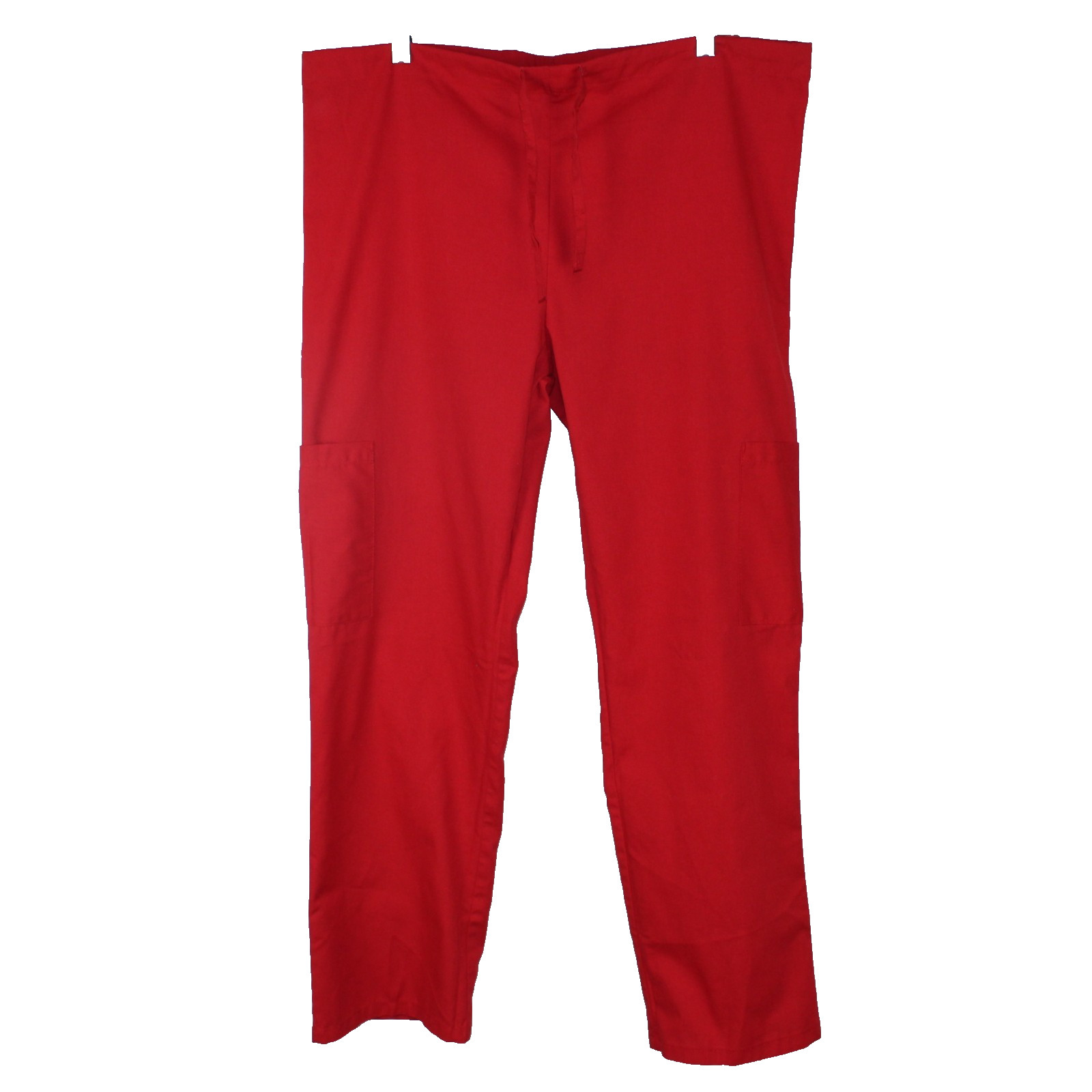 Absolute Scrub Pants Red Size Small Medical Caregiver Lounge Drawstring Waist