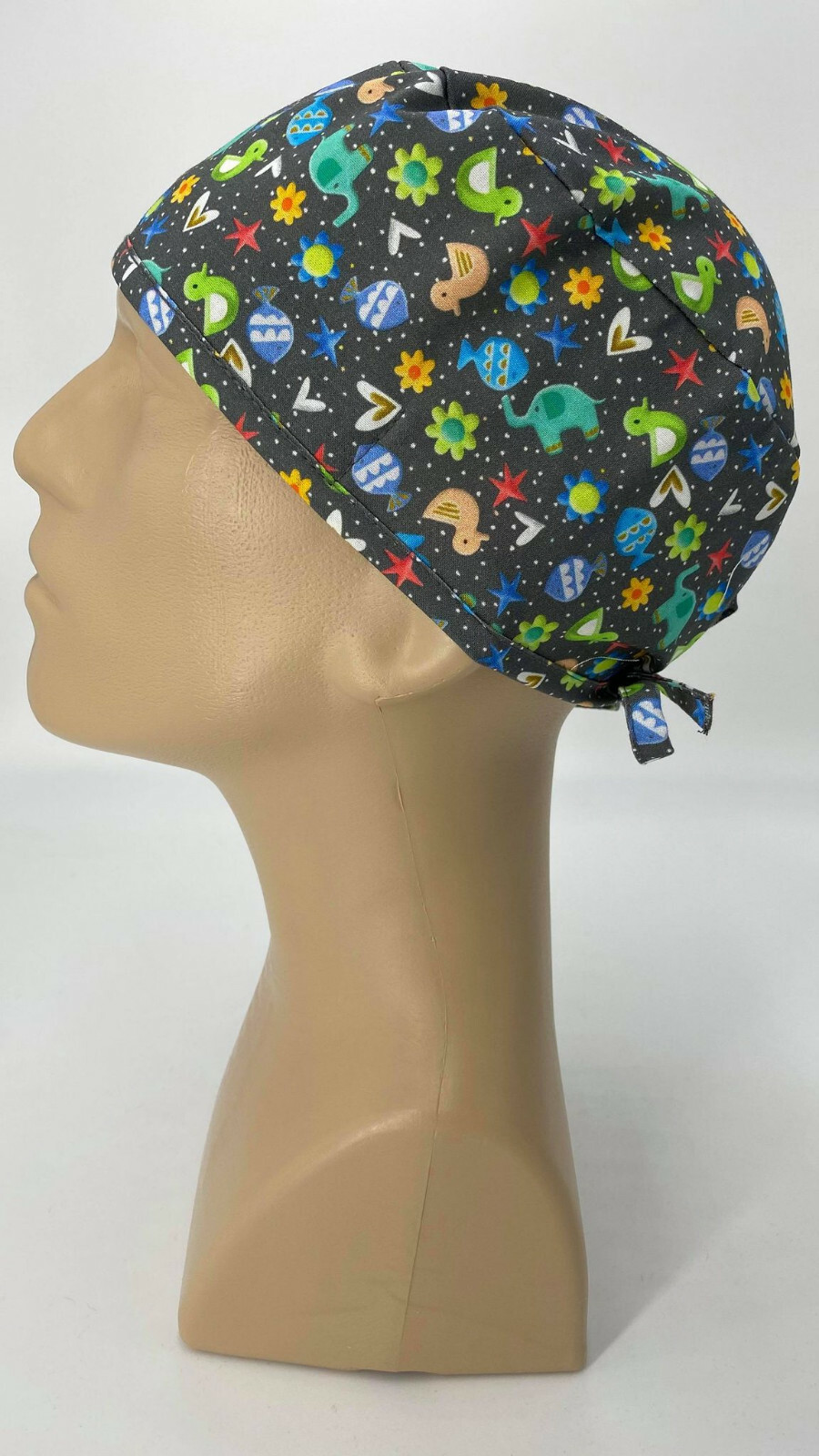 Scrub Cap Nurse Scrubs Hat Nursing Doctor Surgical Gray, Elephant Heart Star