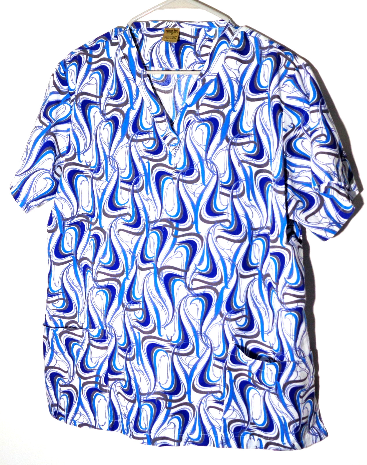 2 Very Nice, Poly/Cotton, Scrub Tops for 1 Price! Each one Size Women’s Medium