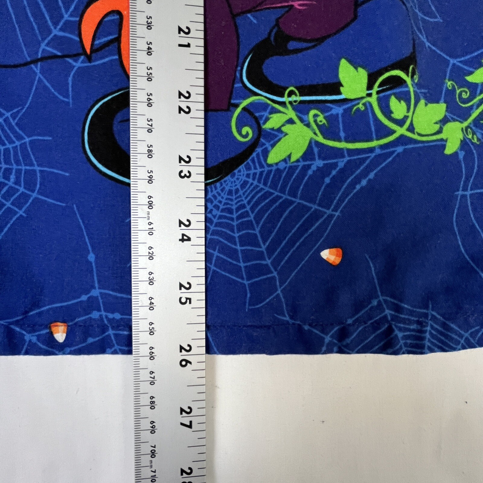 Disney Halloween Scrub Top Mickey Mouse Goofy Pumpkins Medical Dental Vet Small
