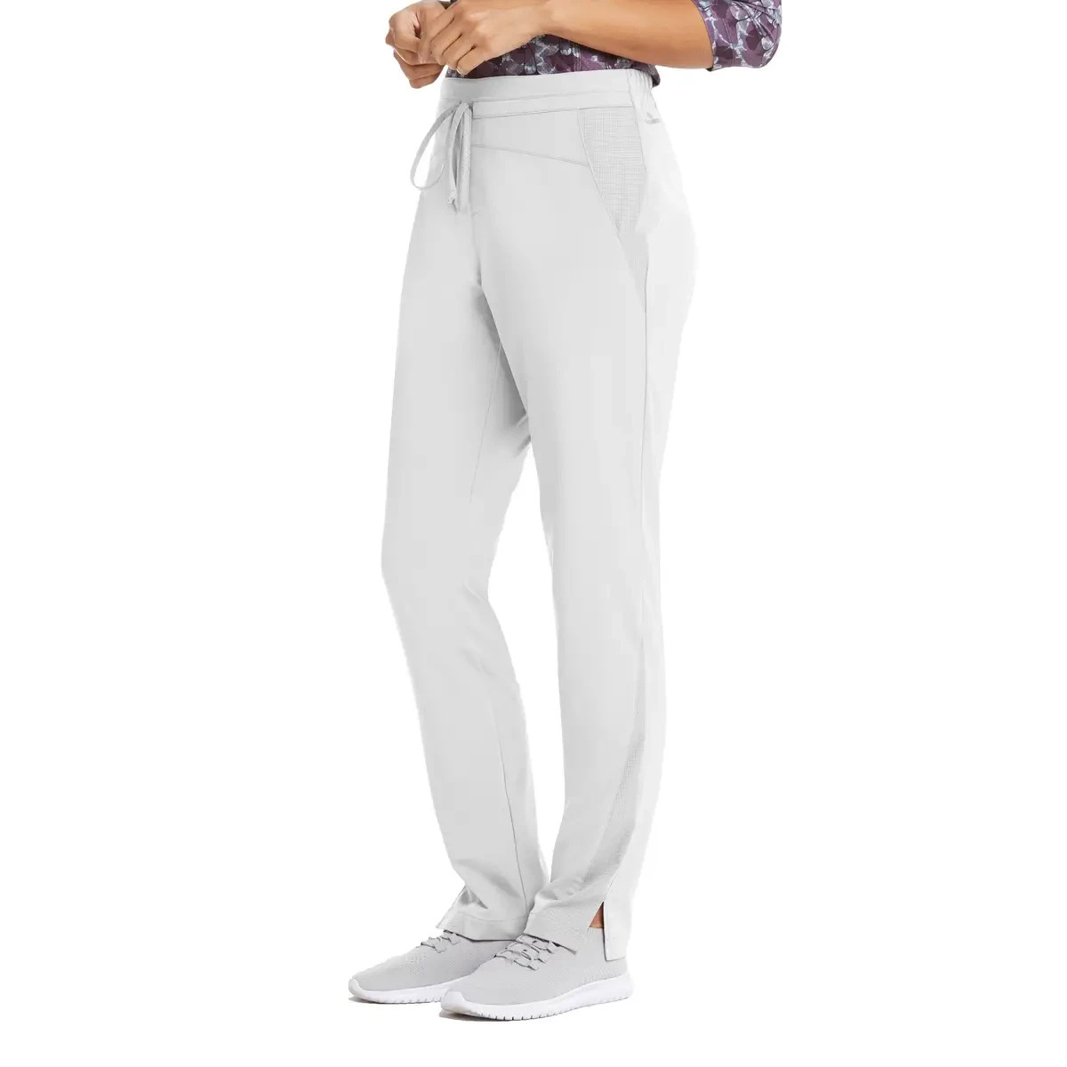 BARCO ONE WELLNESS WOMEN SCRUB PANTS IN WHITE IN ALL SIZES STYLE # BWP506 NWT