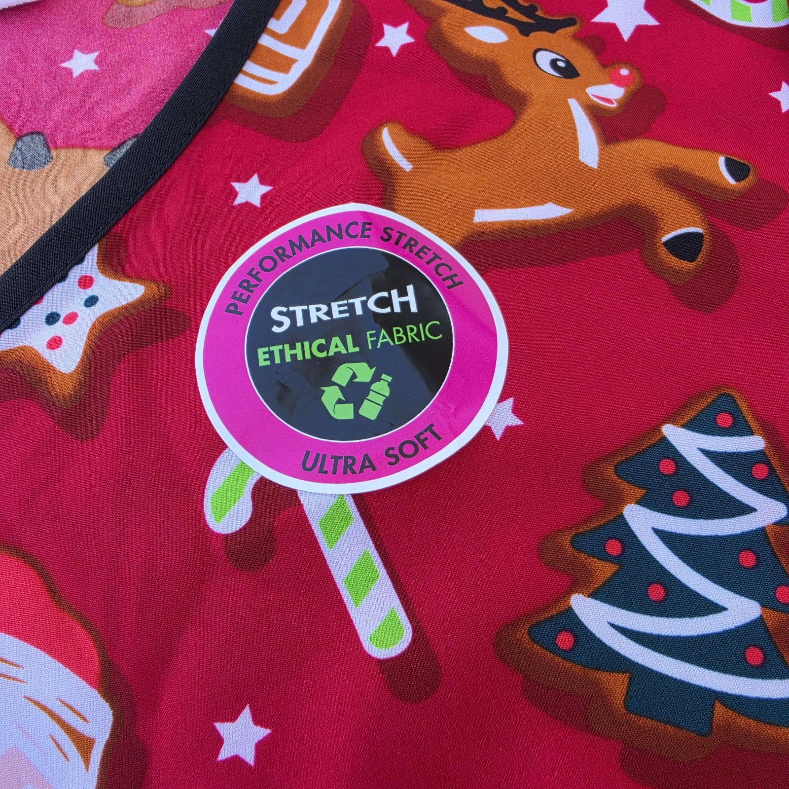 Rudolph the Red Nosed Reindeer Official Licensed Scrub Top New With Tags Sz M
