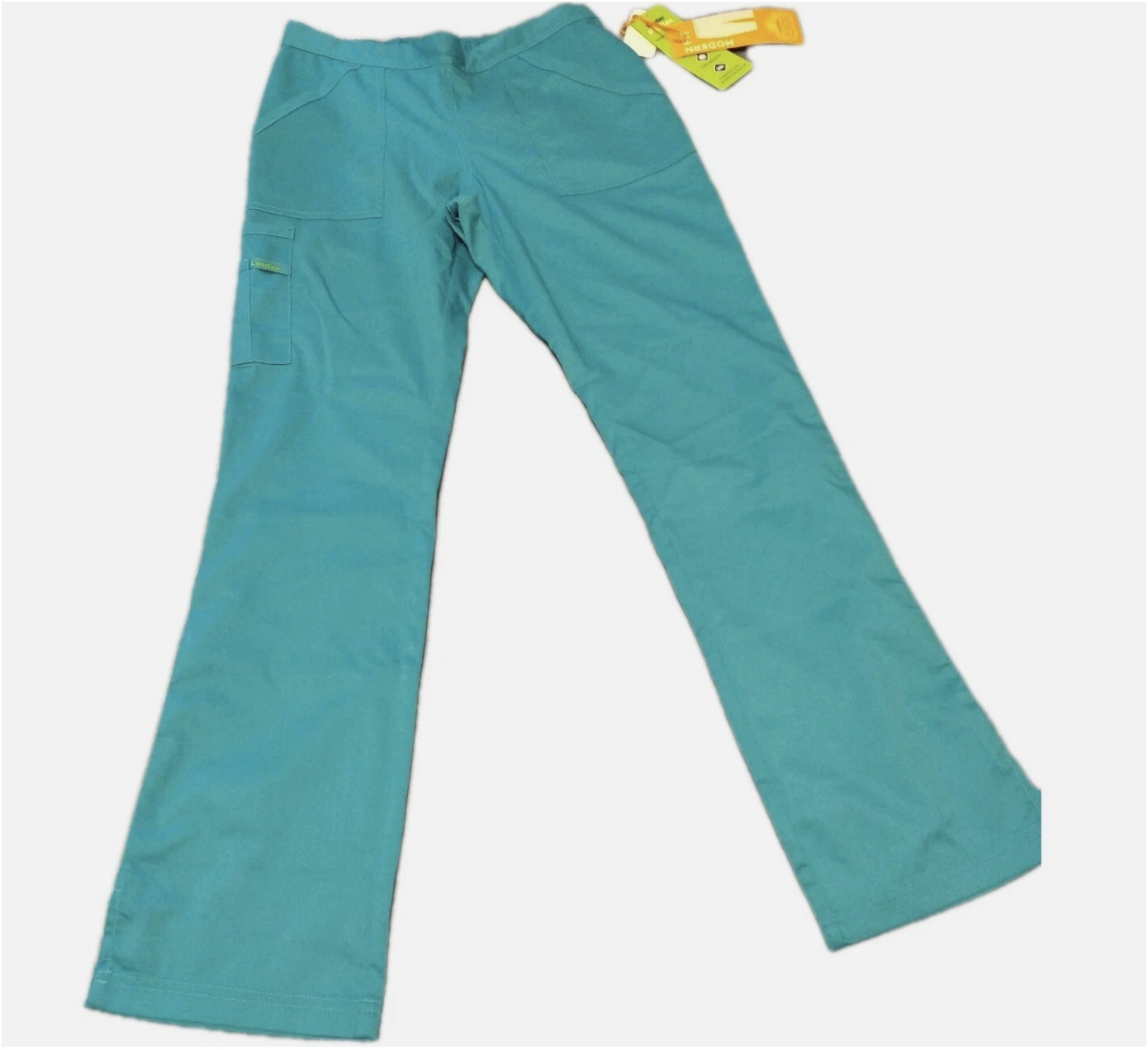 Landau ProFlex Women’s Scrub Pant PLG Modern Tailored Fit Teal Blue Stretch