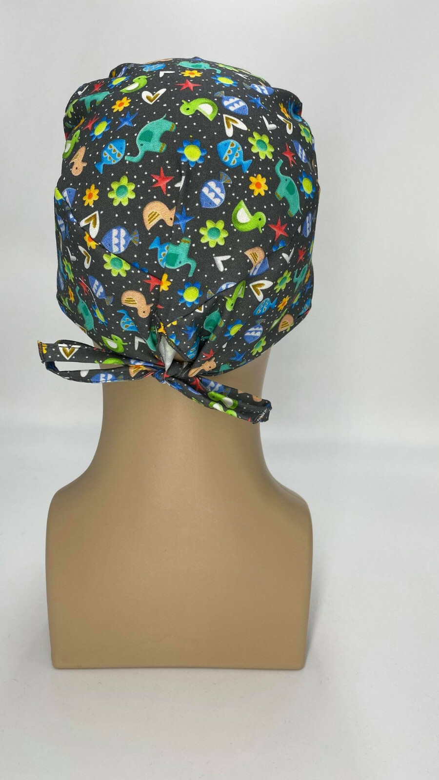 Scrub Cap Nurse Scrubs Hat Nursing Doctor Surgical Gray, Elephant Heart Star