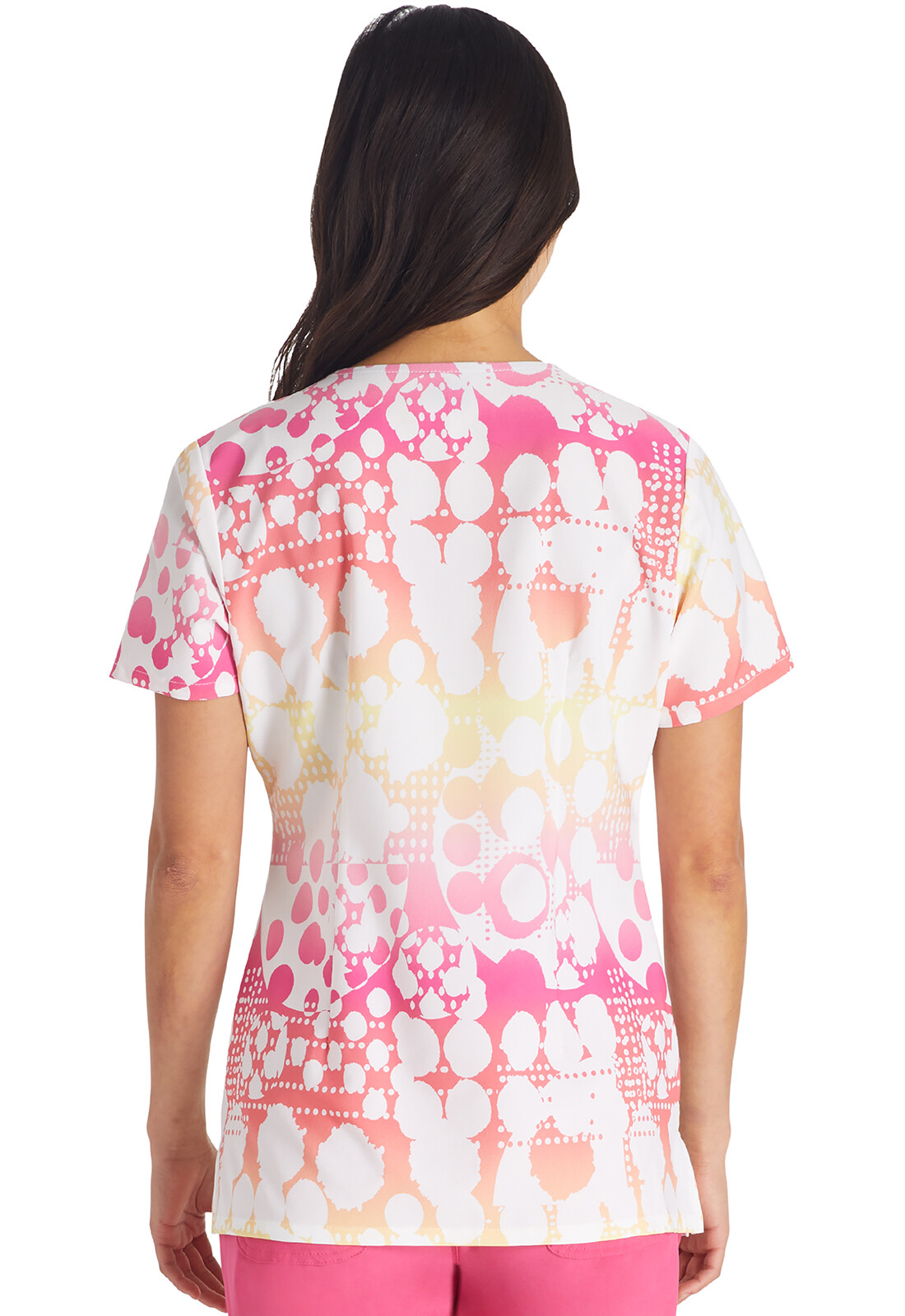 Minnie Mouse Cherokee Scrubs Tooniforms Disney V Neck Top TF626 MNYH