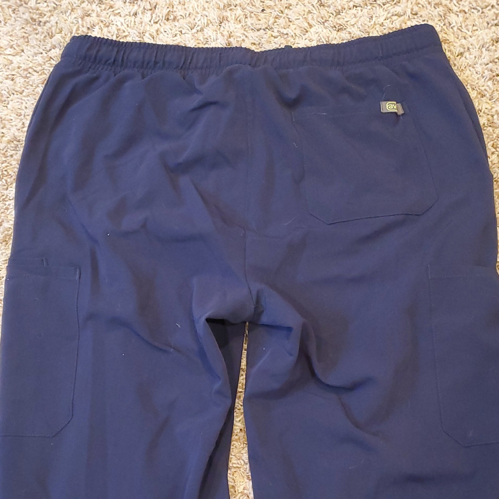 Medline Unisex Navy Polyester Knit Scrub Pants Size M MPN 57004NVYM