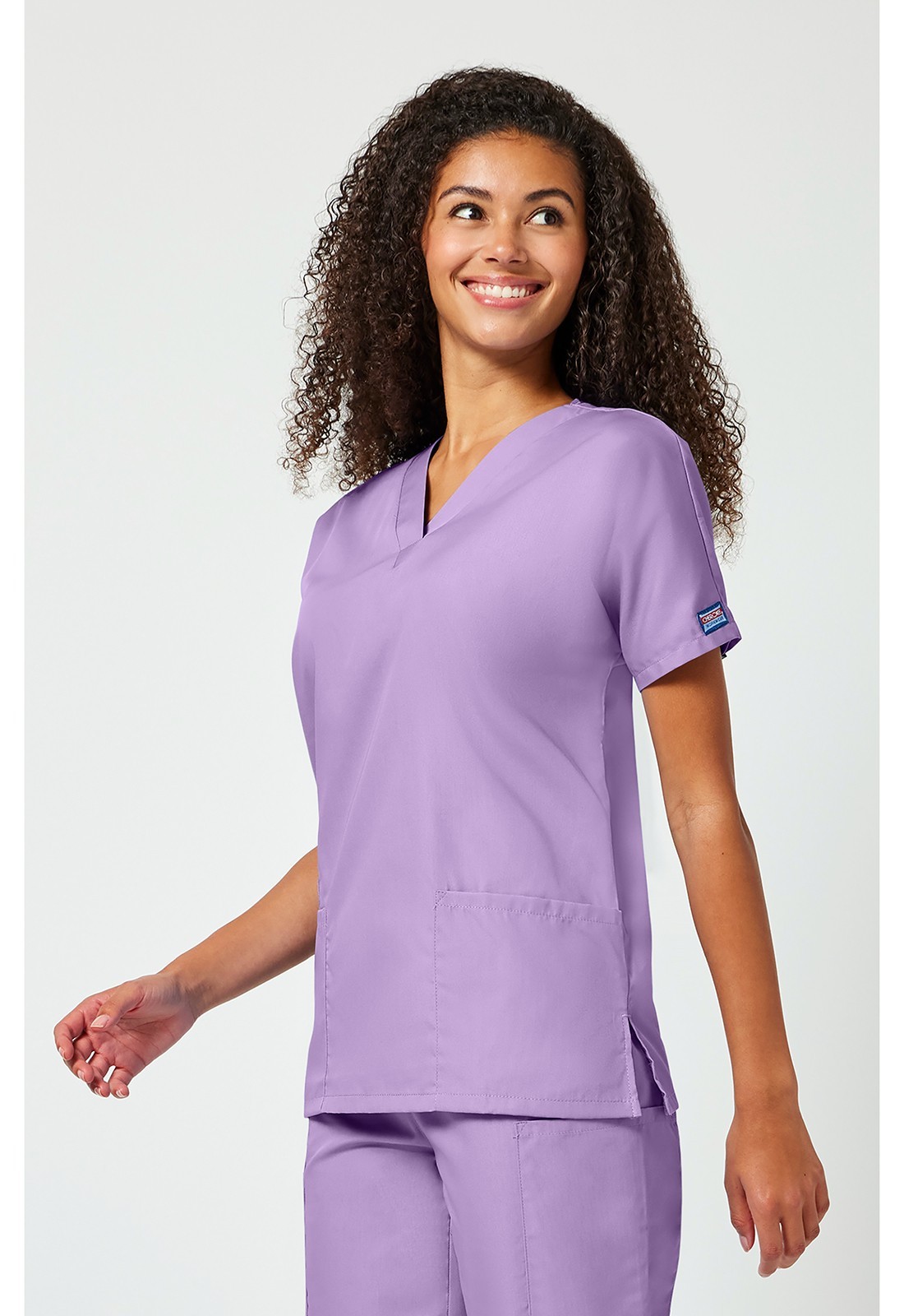 Cherokee Scrubs 4700 V Neck Scrub Top Orchid by Workwear free shipping.